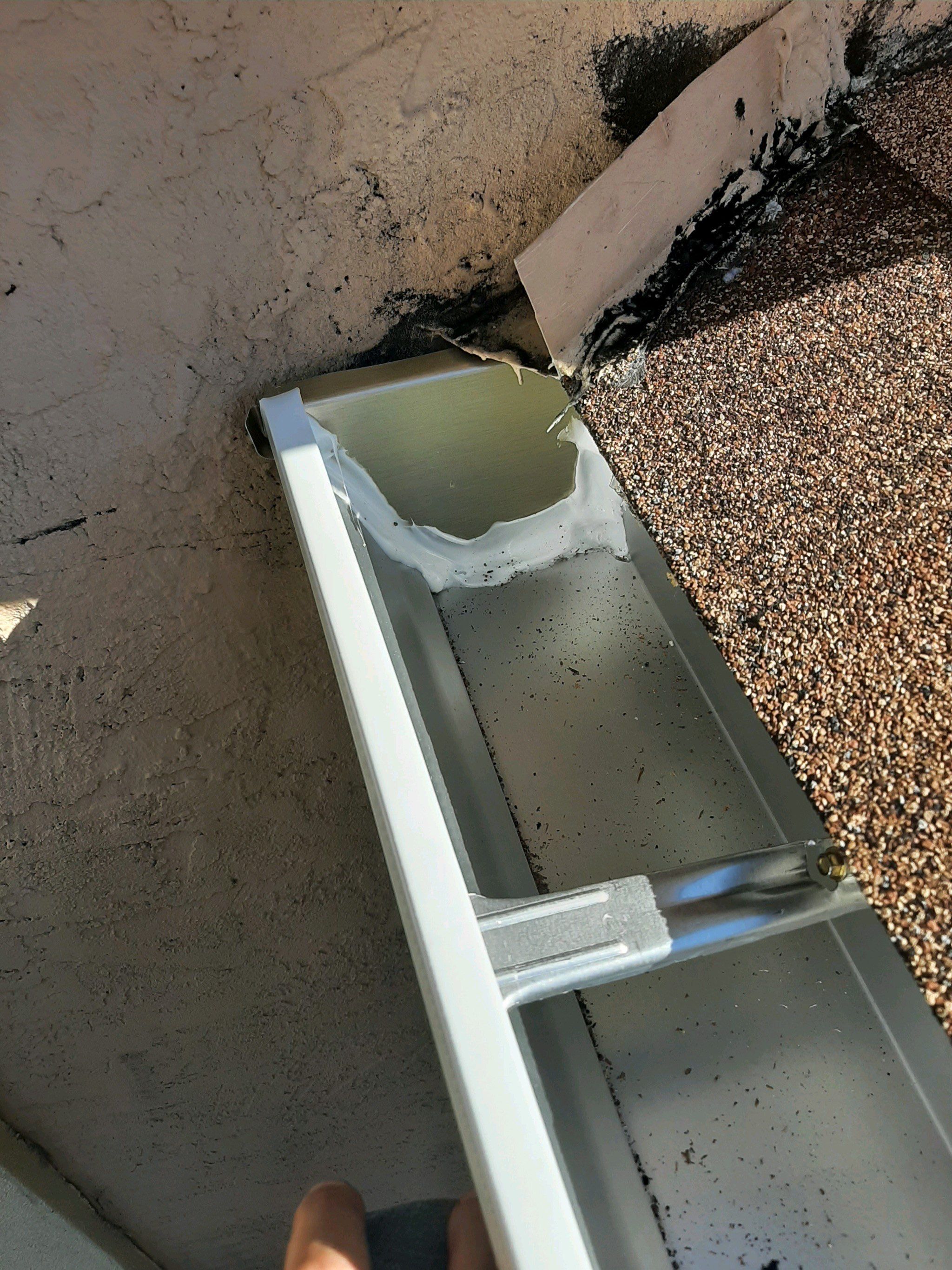 Seamless Gutter Installation using White K-Style Gutters by Gutter Professors