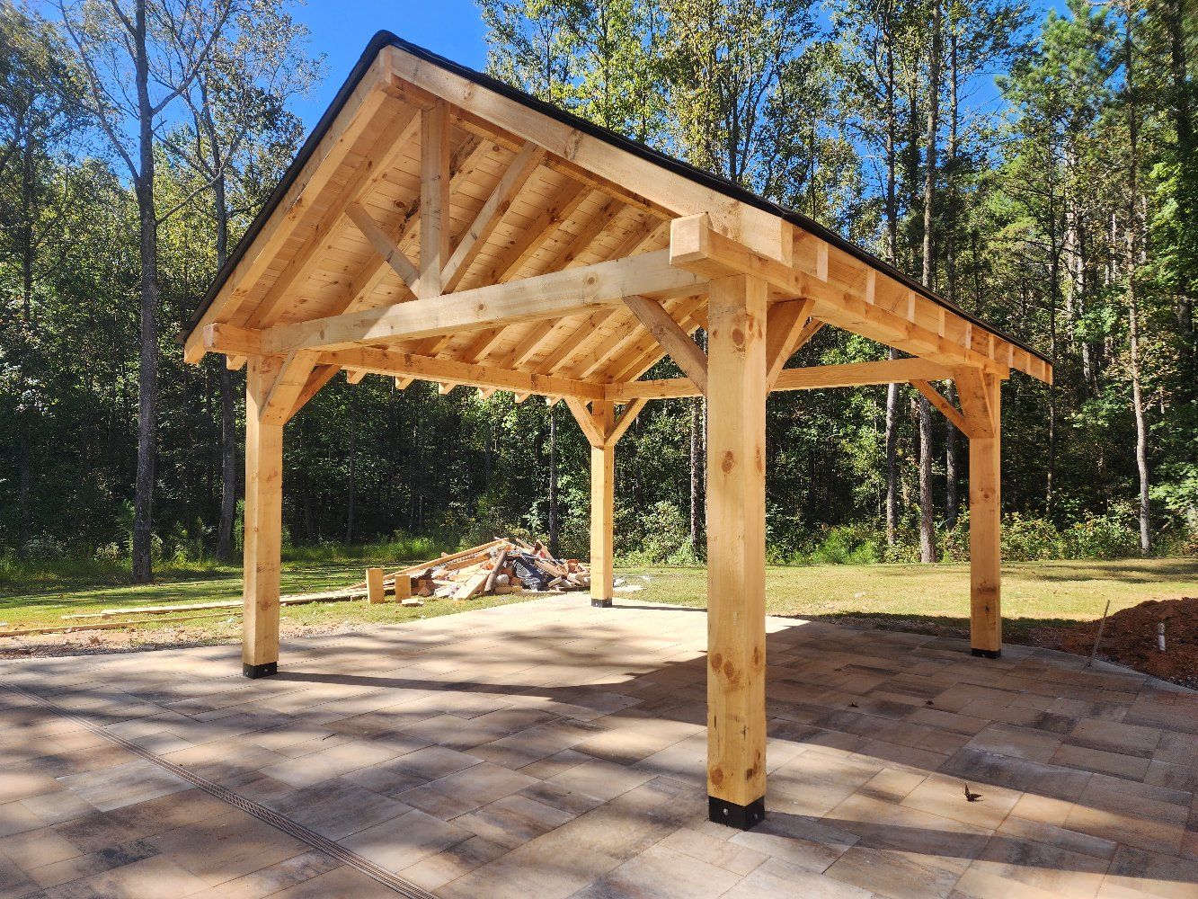 Cabana Staining using Pecan by SSE by Titans of Timber Fence & Stain