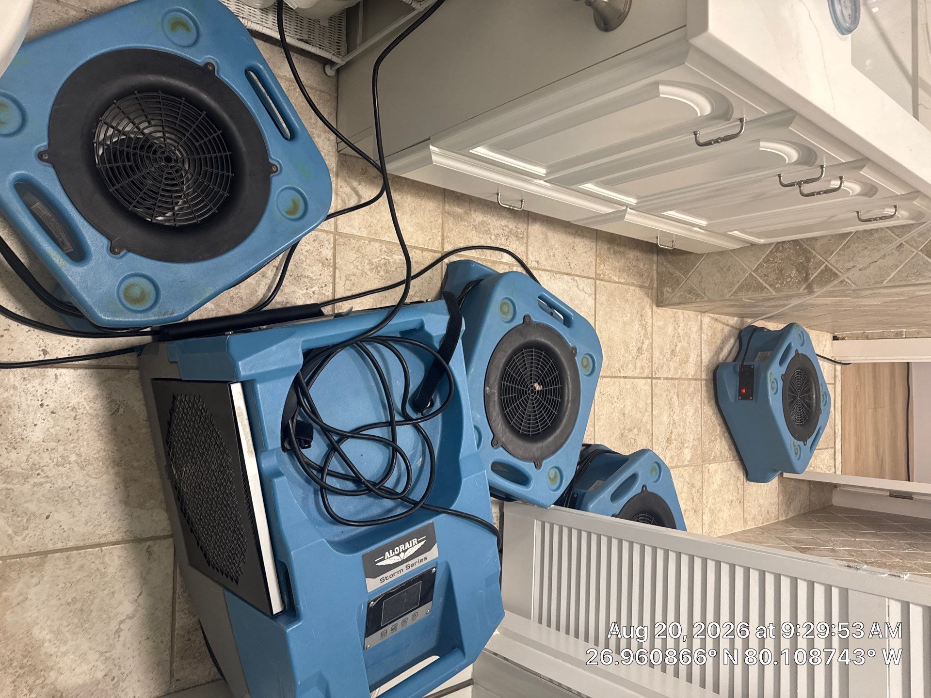 Water Damage Restoration and Moisture Mitigation for Residential Interior by SuperClean