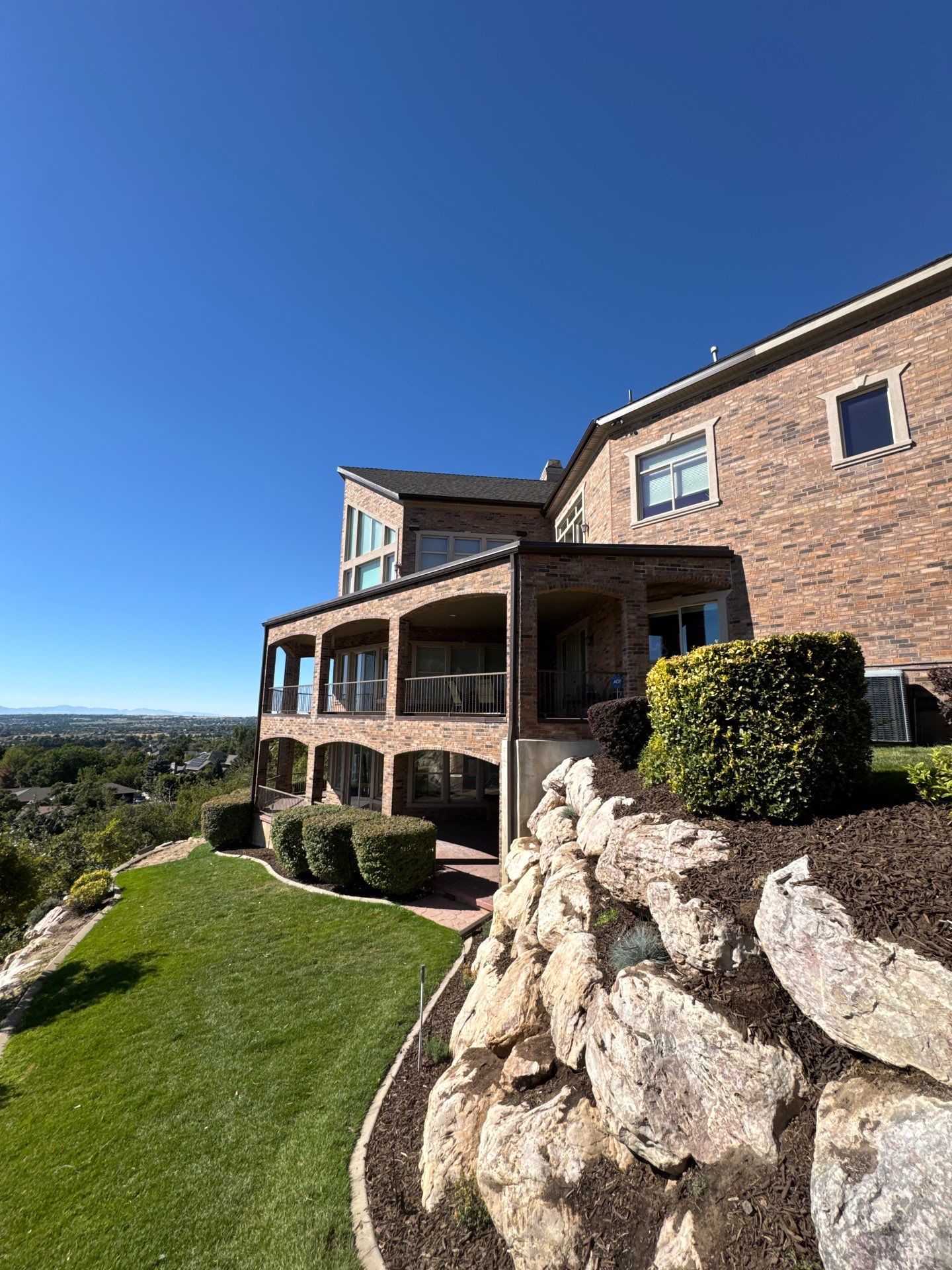 Project in Layton by Master Rain Gutters.