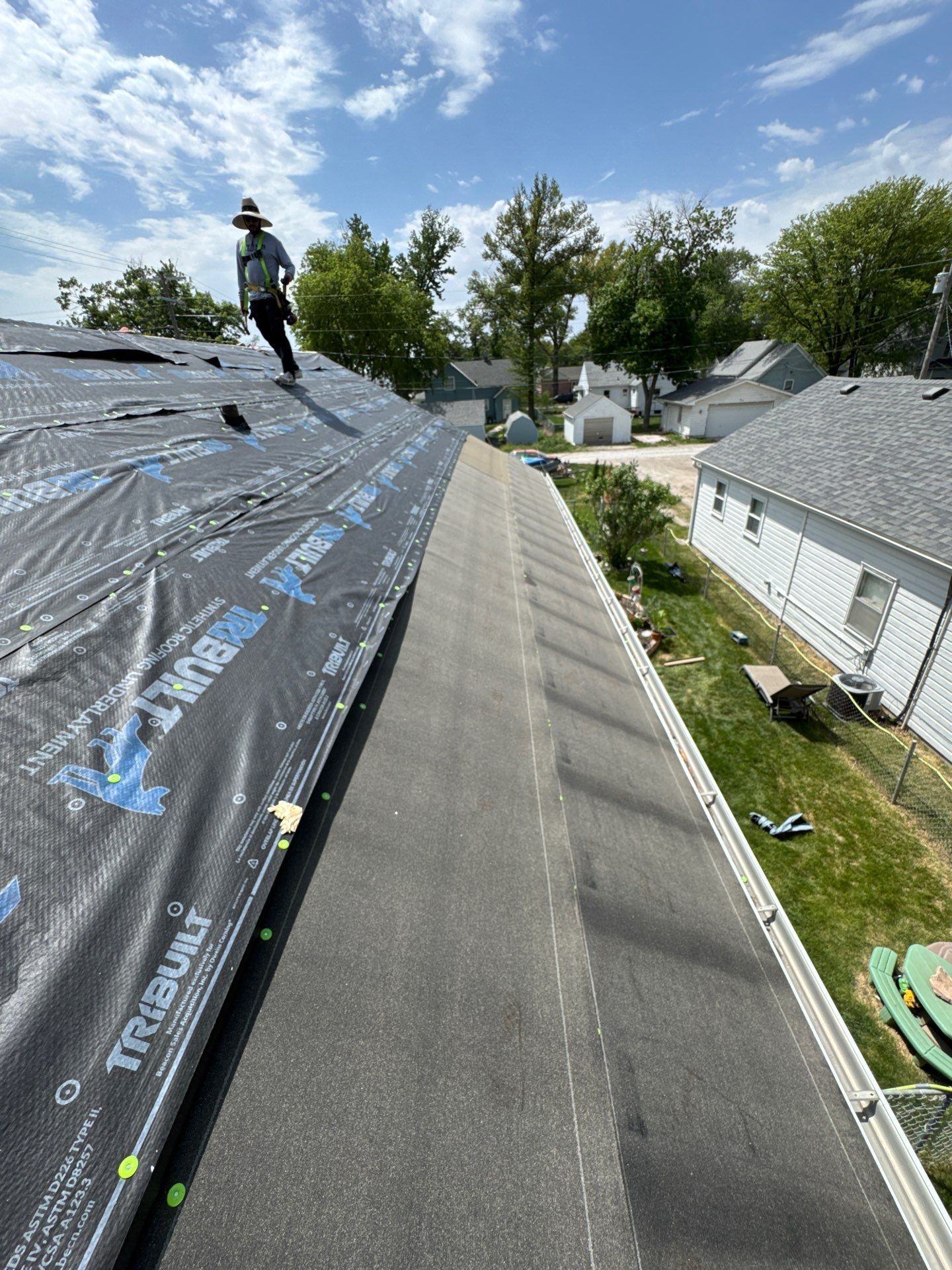 Roof Replacement over Original Plank Decking in Fremont, NE by Crows Roofing LLC
