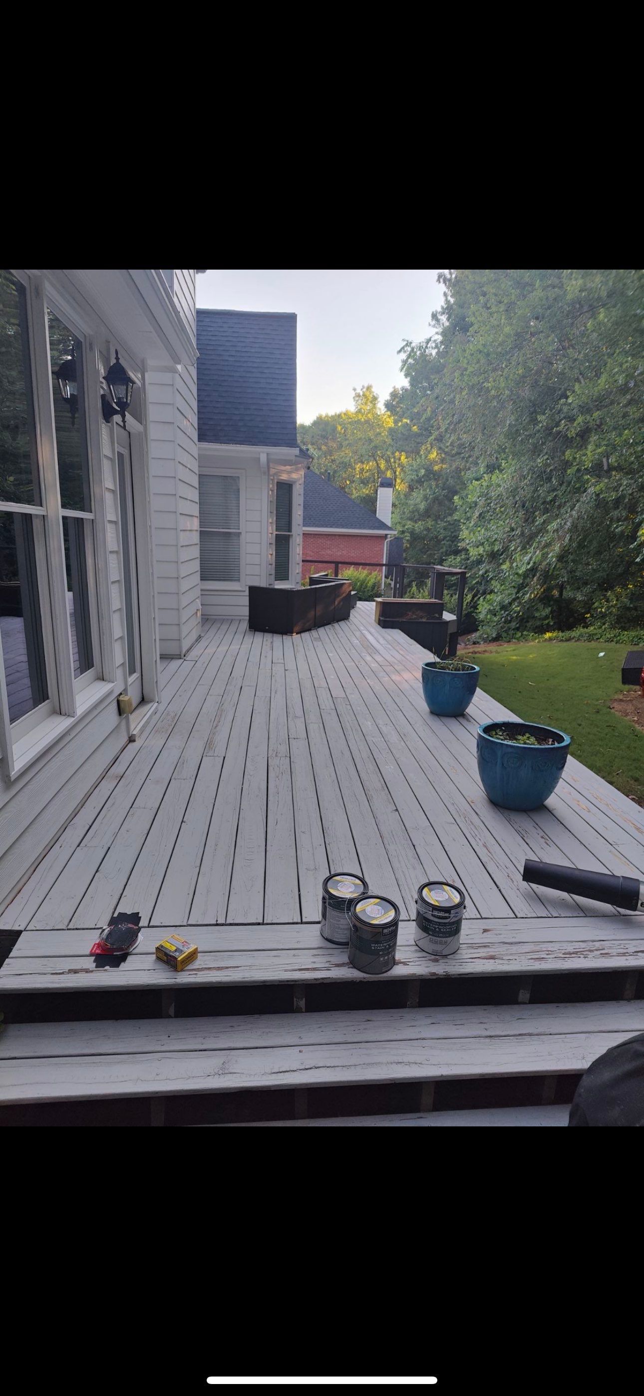 Multi-Level Deck and Residential Exterior Painting in Kennesaw by Swift Home Renovations