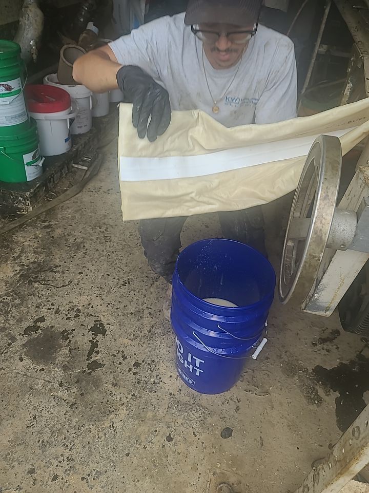 Sewer Repair using Perma-Liner through two manholes by Sureway Comfort John Wilcox Plumbing Heating Cooling