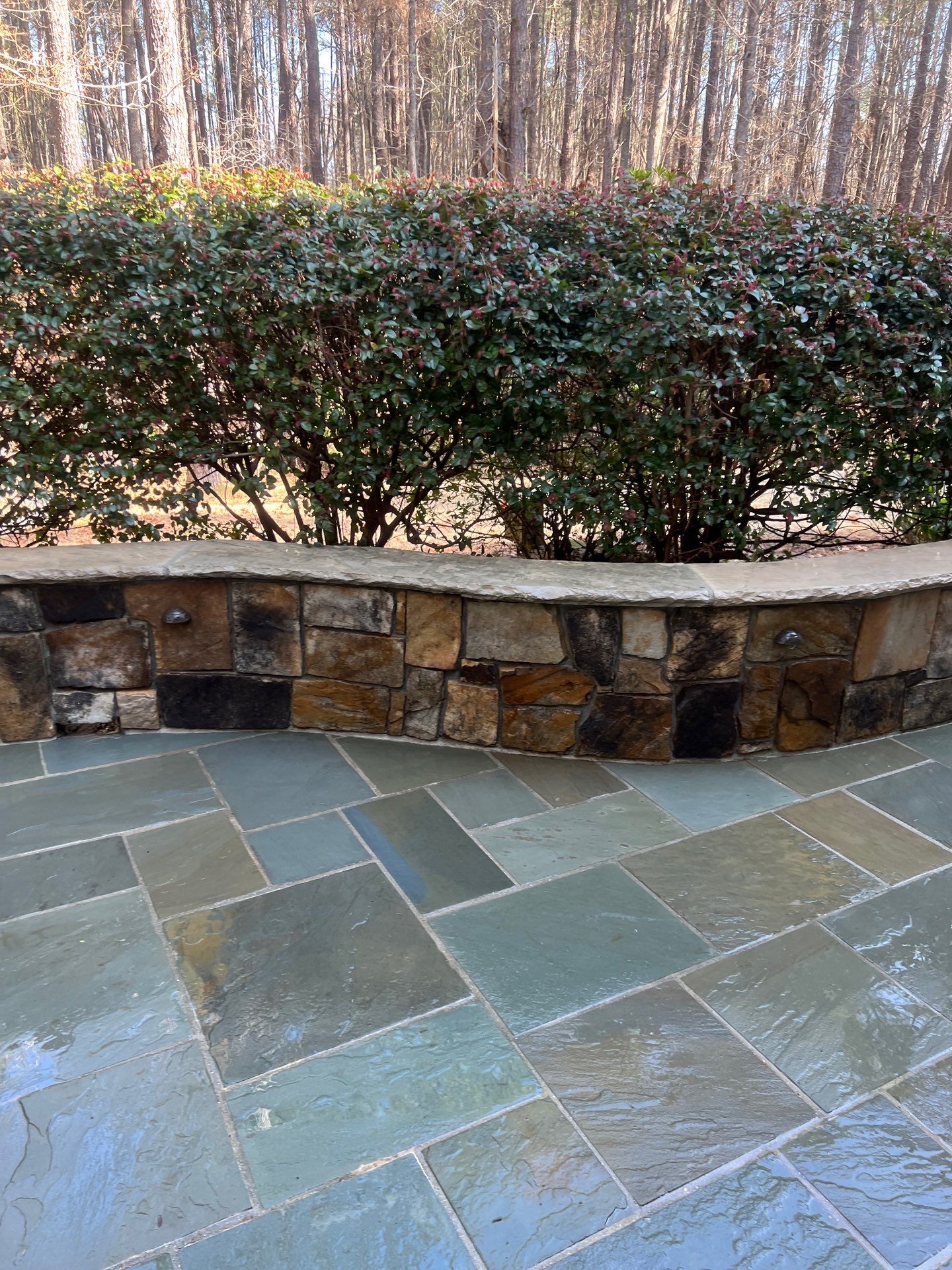 travertine  using Concrete Sealant by DuraSeal