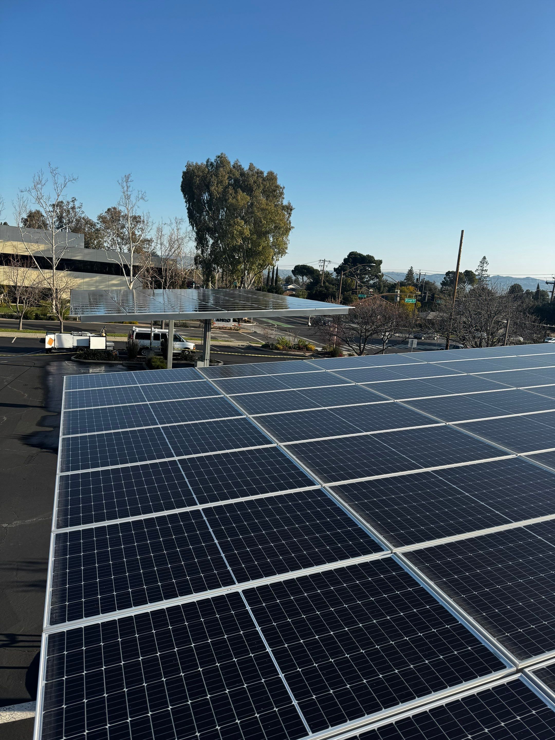 Commercial Solar Panel Cleaning using Deionized Water by All One Solar Shine