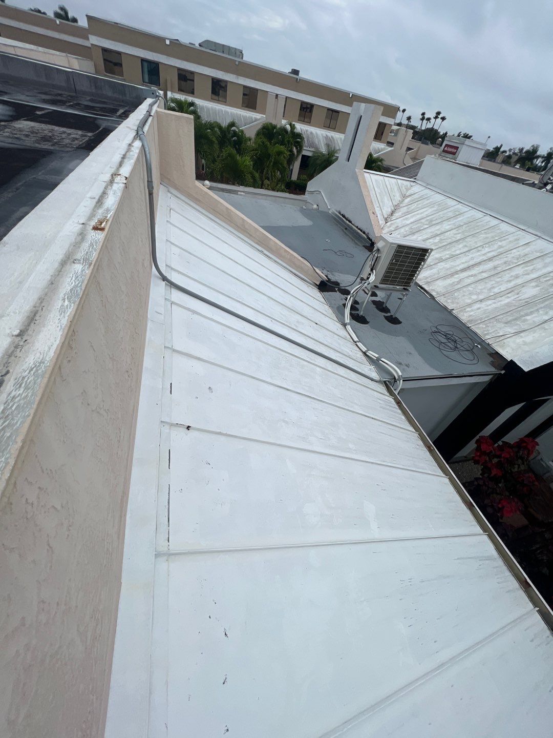 Commercial Roofing Repair using Roof Sealant by Four Peaks Roofing