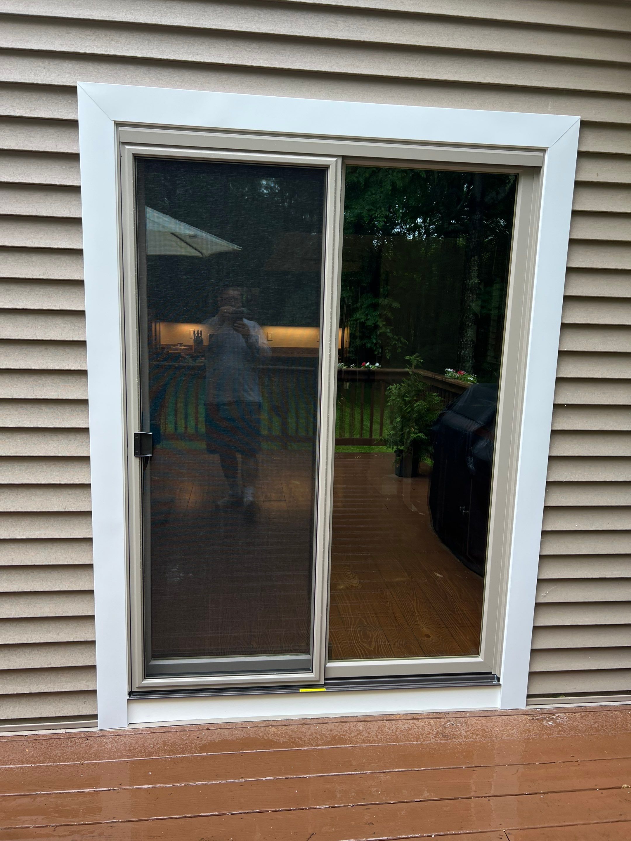 Seamless Infinity by Marvin Patio Door Installation by DiGiorgi Roofing and Siding Inc