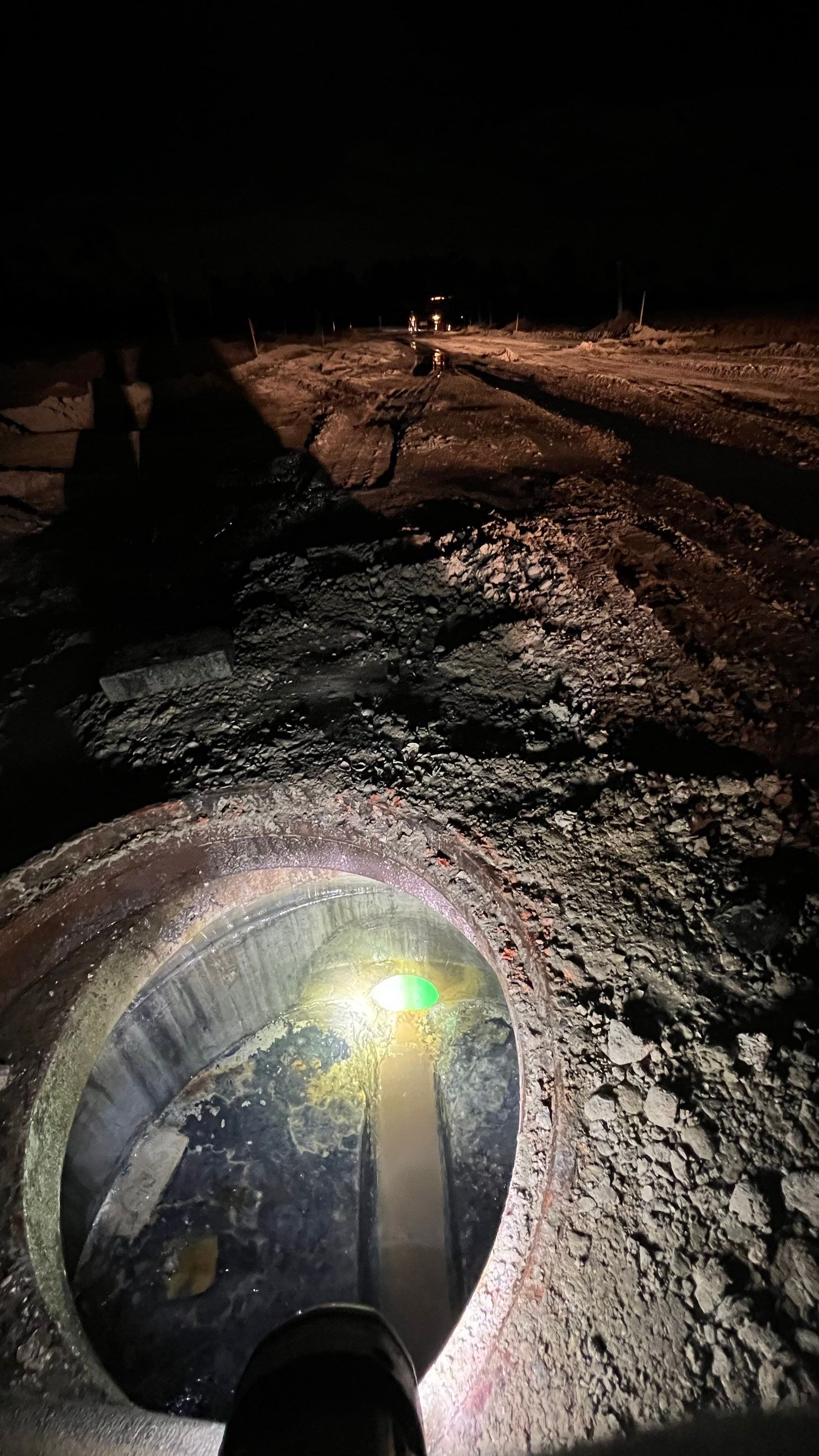 New Community Construction Sewer System Cleaning by APS Power & Water
