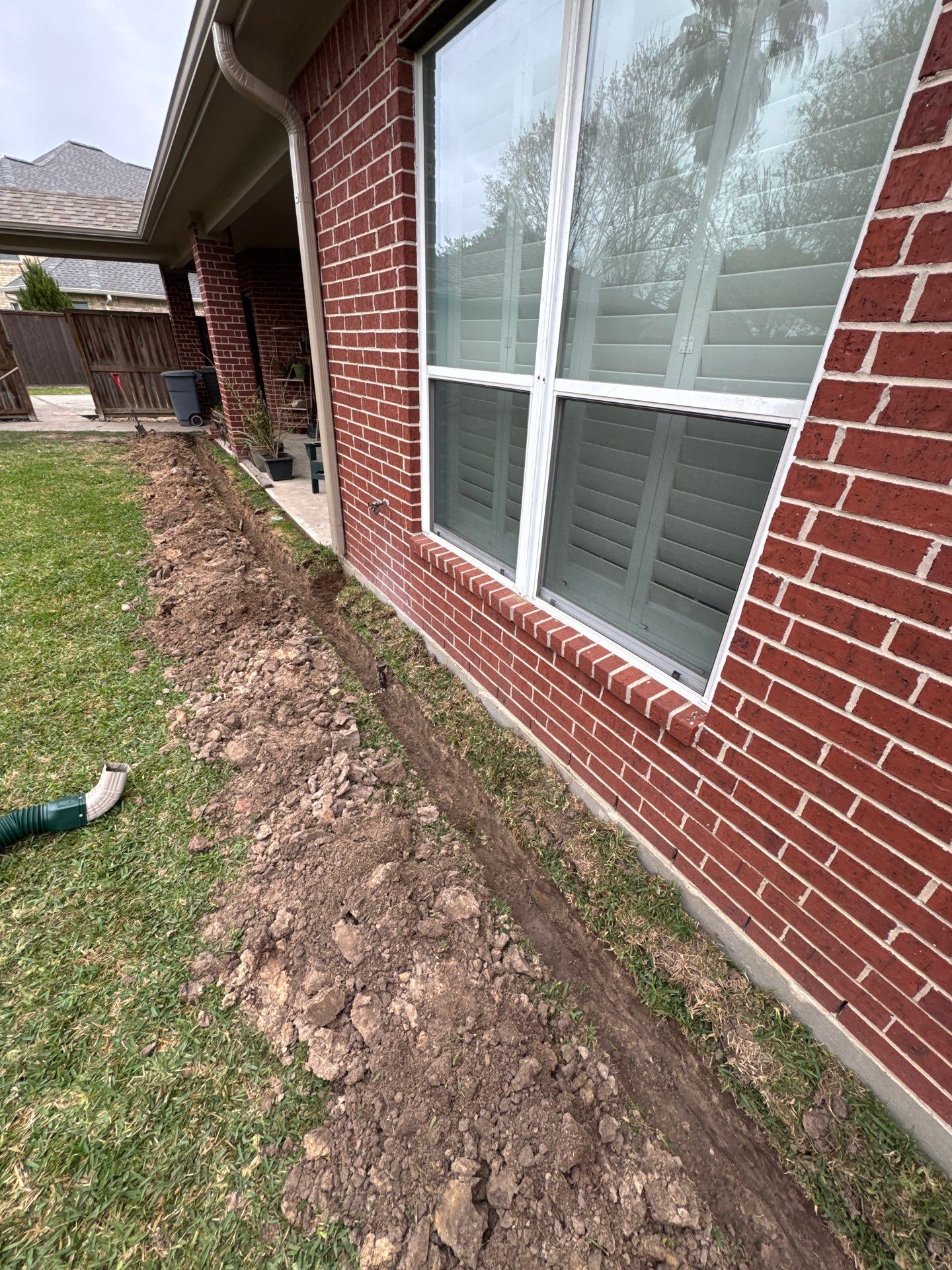 🌟 Steven’s Garage & Backyard Drainage Makeover by Texas Urban Elements