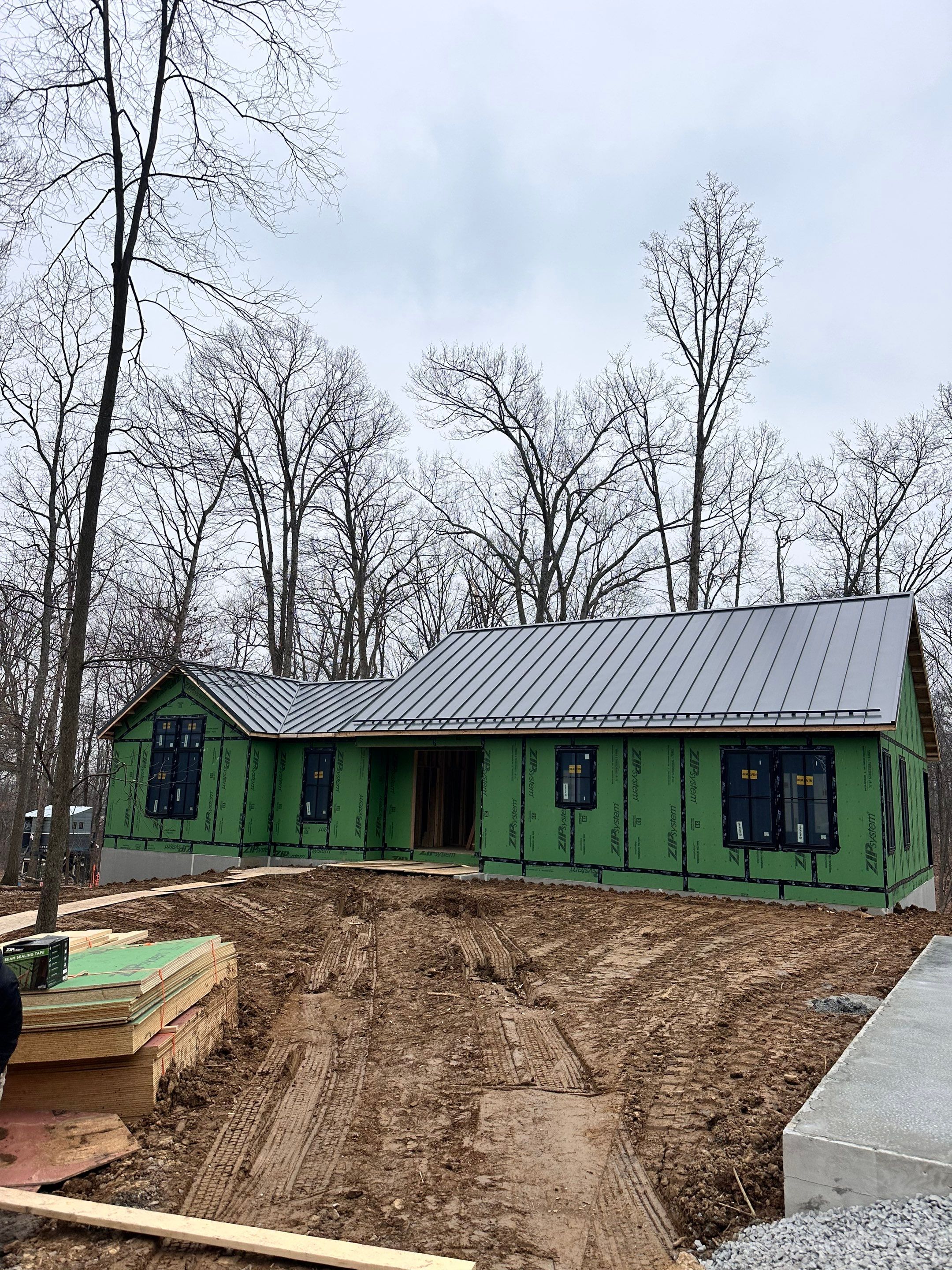 Standing Seam  using Everlast Standing Seam 24 Gauge  by Teflon Roofing