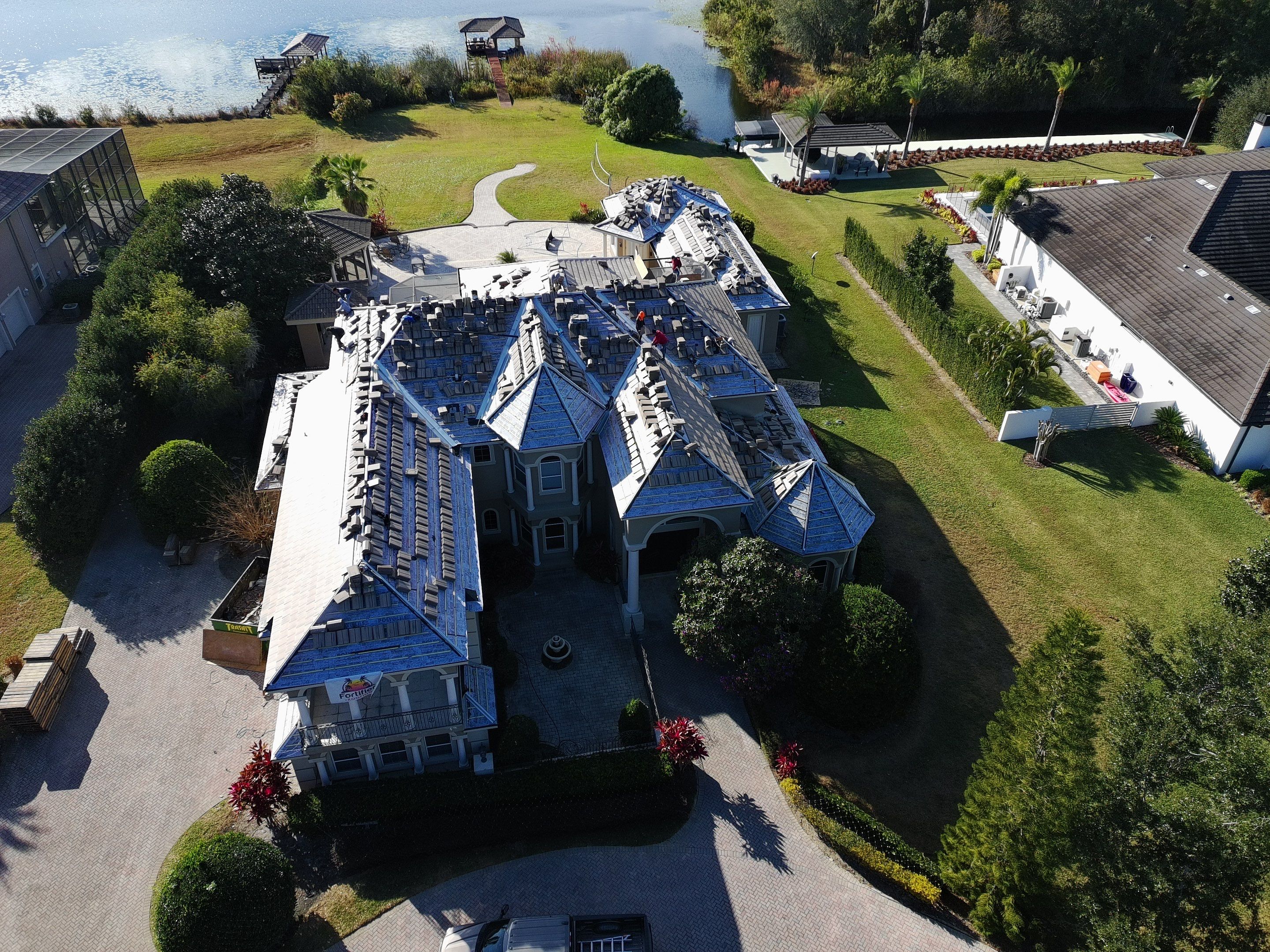 Mediterranean Tile Roof Replacement and Leak Remediation in Orlando by Fortified Roofing Solutions Corp.