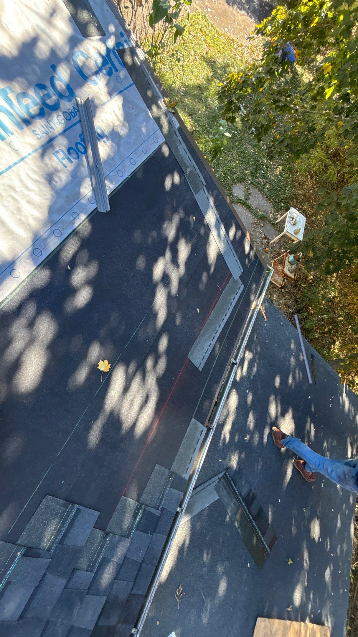 Roof Replacement using Certainteed HD Moire Black by 180 Contractors