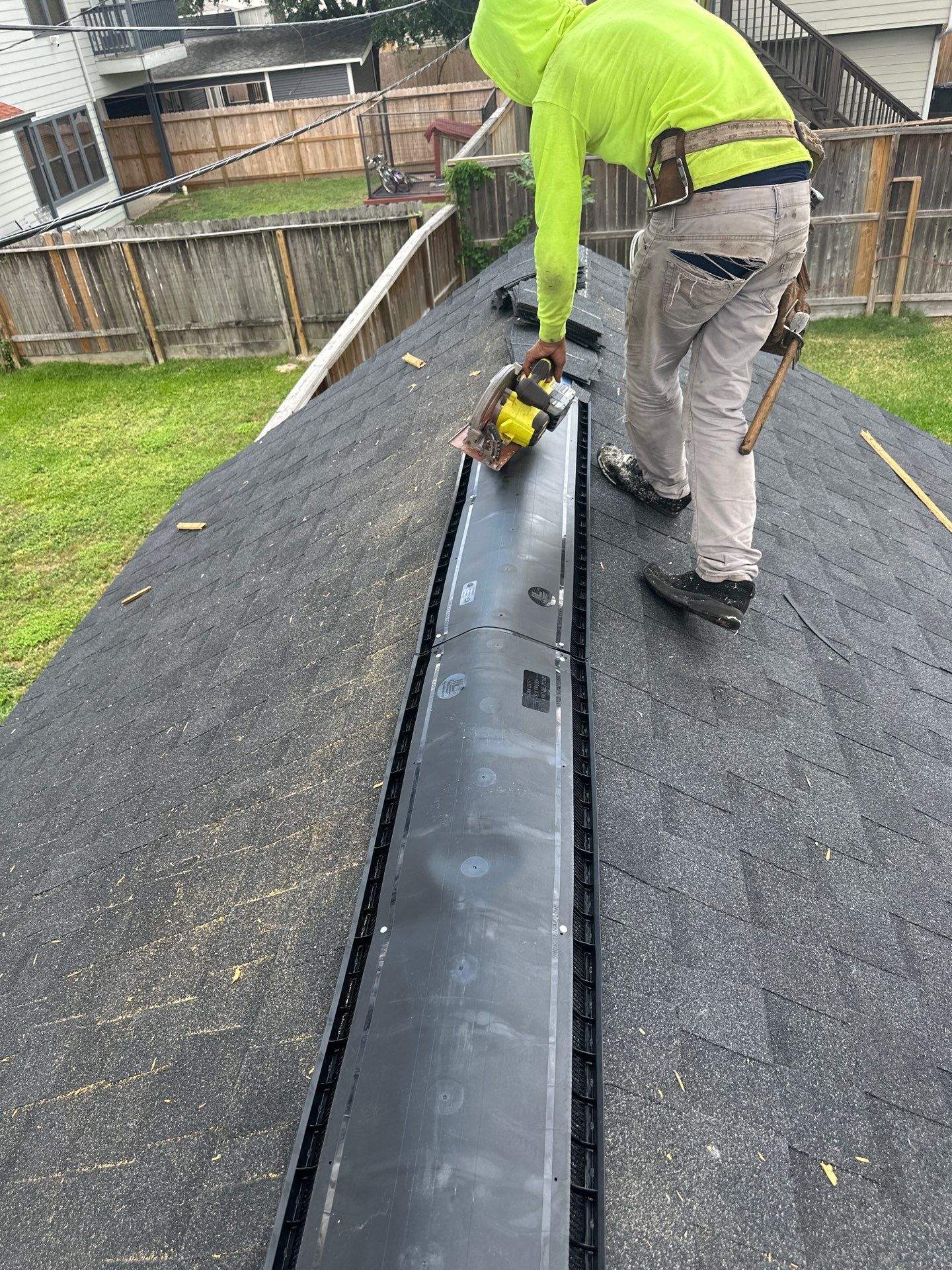 Project in Houston by Motion Roofing