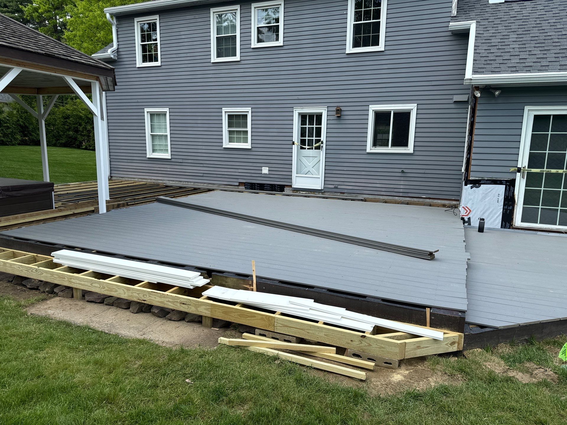 Deck Repair using Trex Select Decking by Chagnon Building & Remodeling LLC