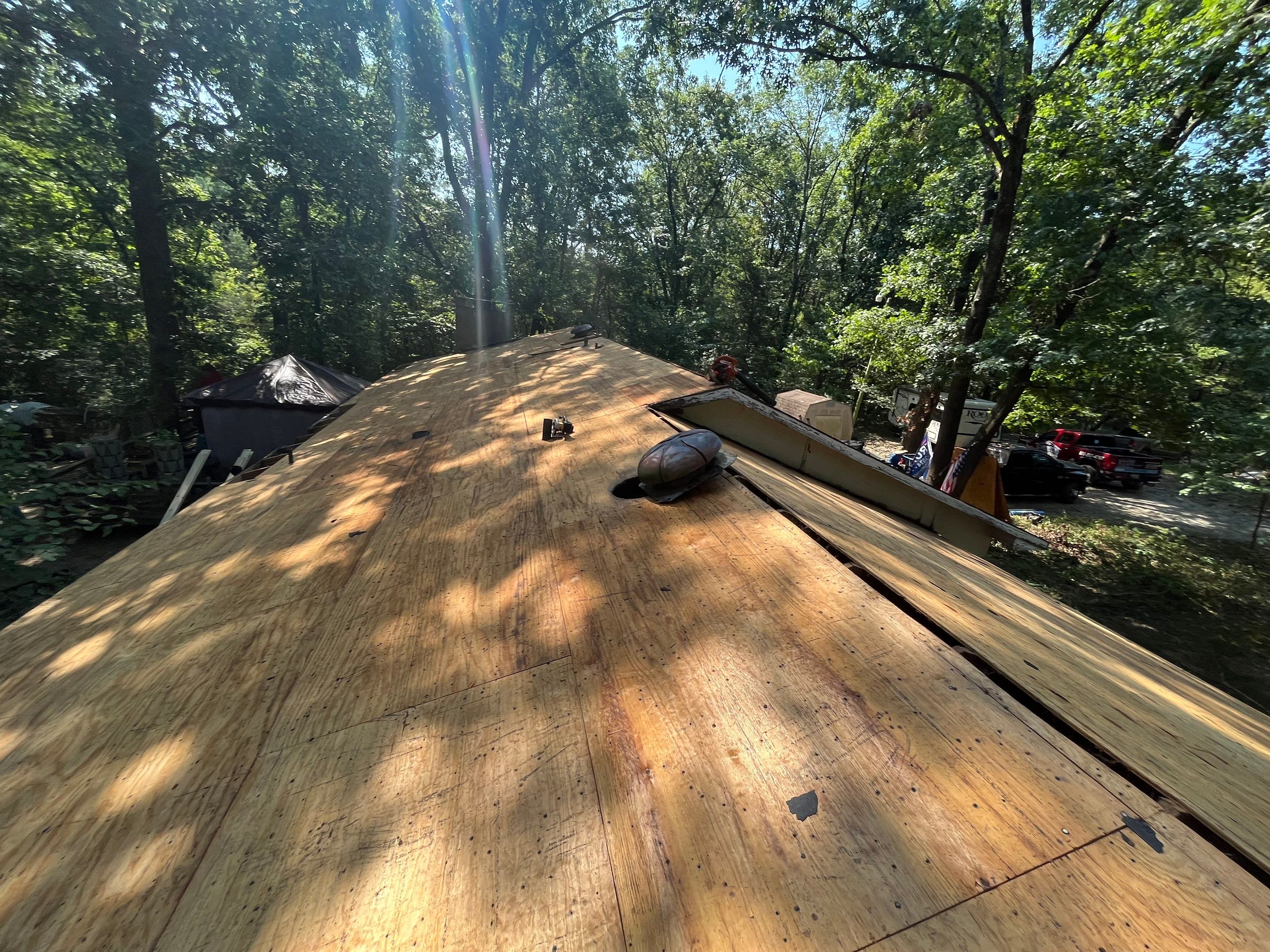 Residential Metal Roof Replacement using Reed's Metals: 29 GA. Colored Residential Panel by Hostetler Roofing