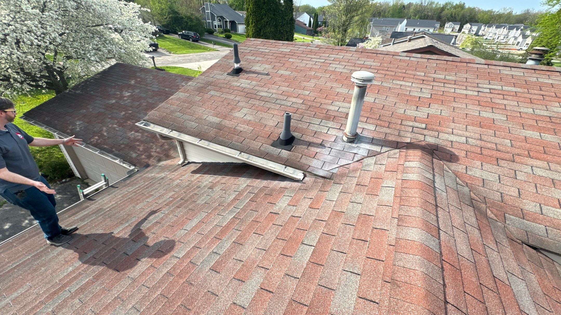 Roof Replacement using Owens Corning Brownwood by 180 Contractors