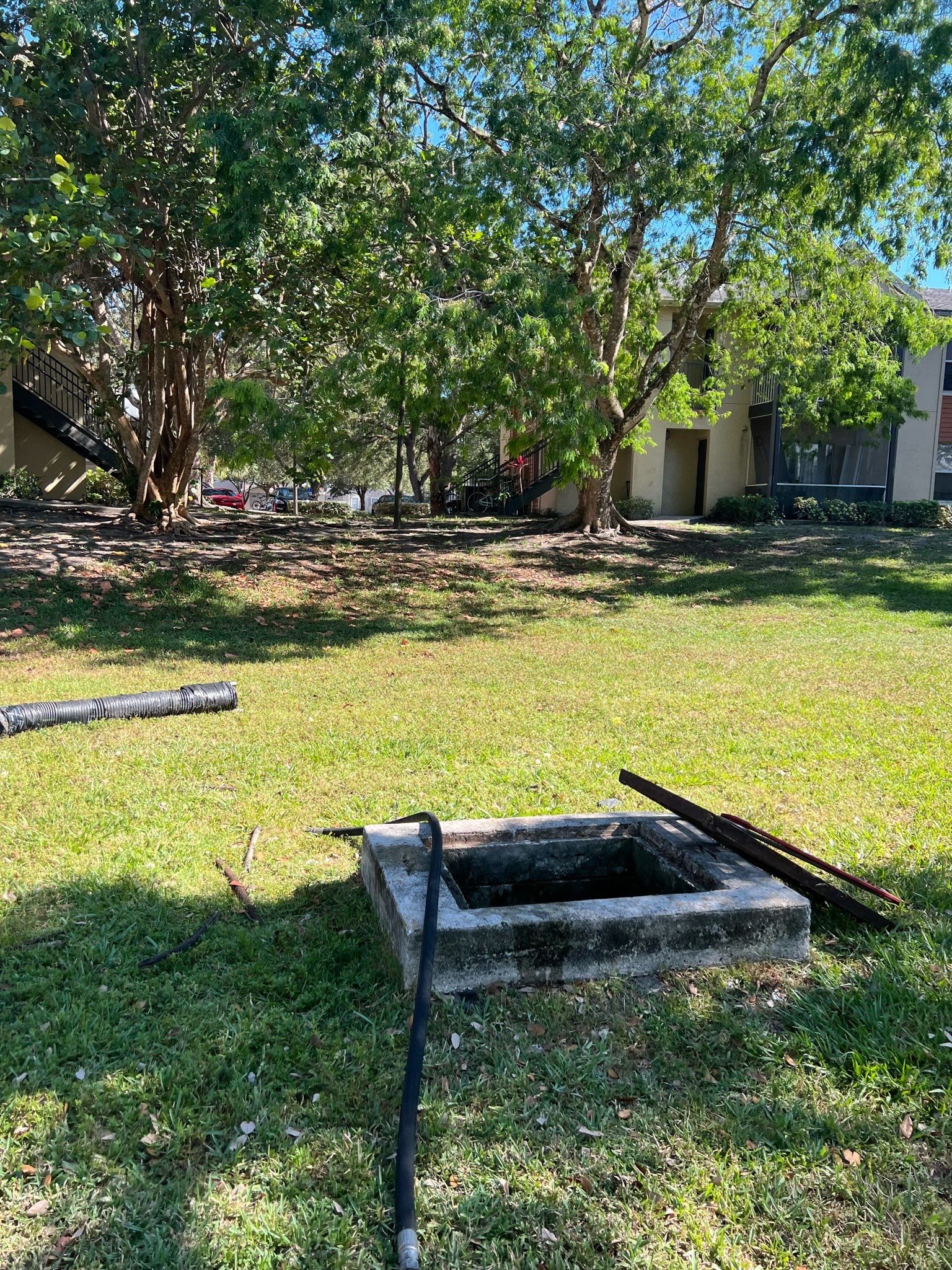 Apartment Complex Storm Water System Maintenance by Don Mar, Inc. Storm Water Solutions