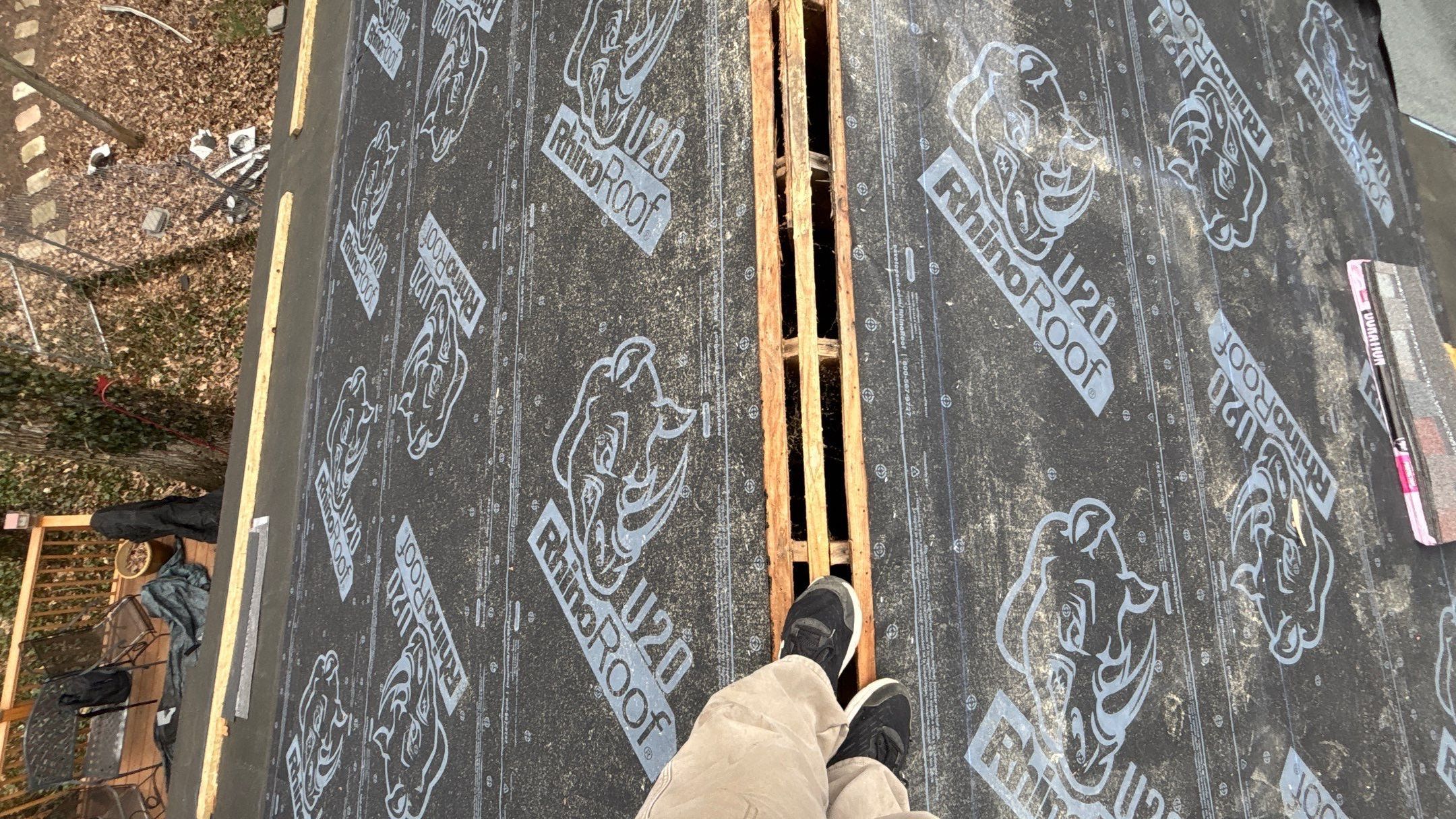 Roof Replacement using Owens Corning Colonial Slate by 180 Contractors