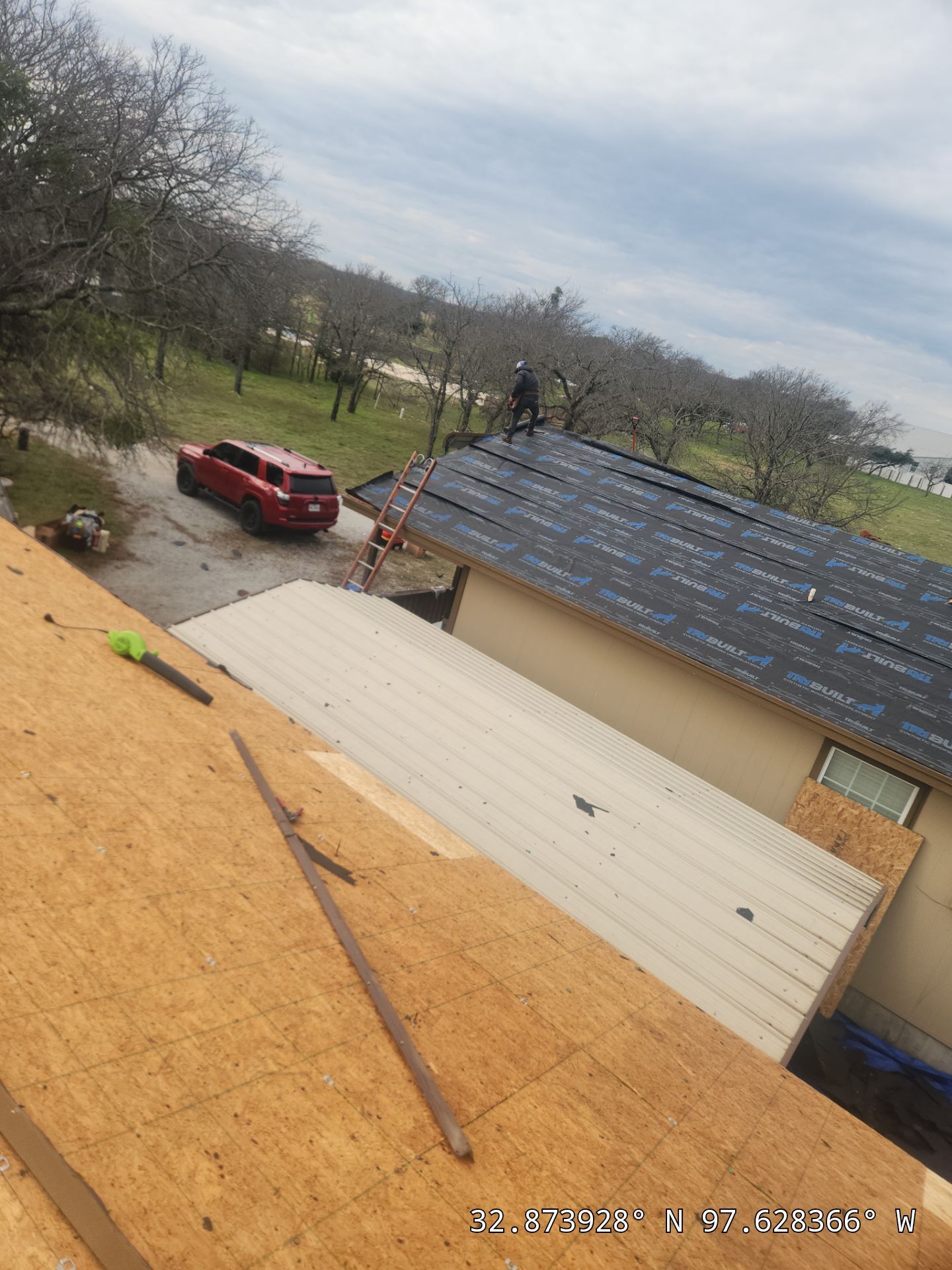 Project in Weatherford by Lonestar Roofing and Restoration LLC.