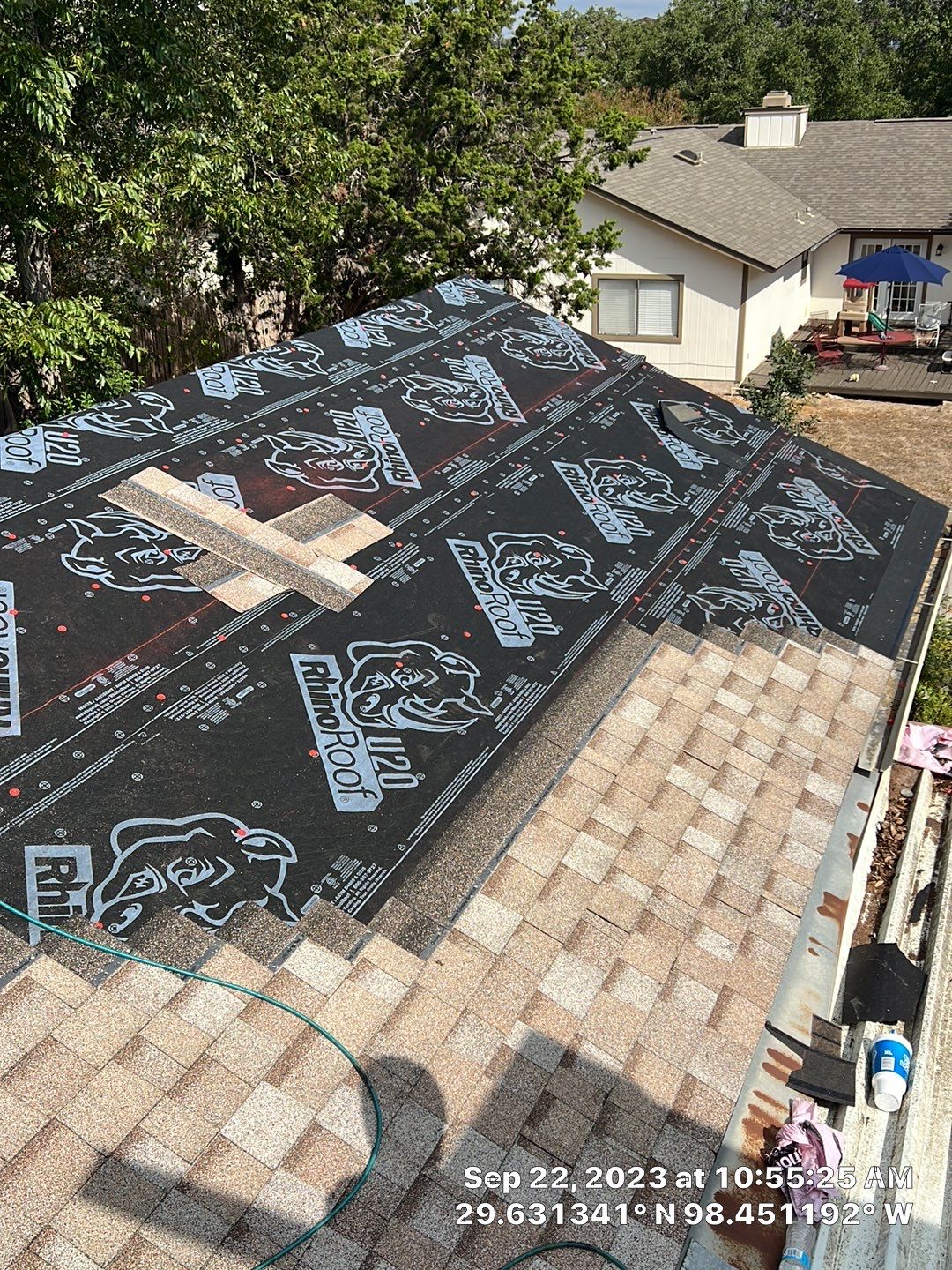 Residential Roof Replacement using Owens Corning 30 year Architectural Shingles by Premier Roofing and Contracting