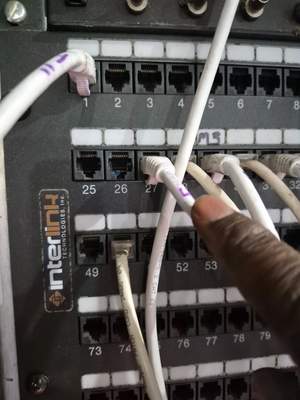 Structured cabling installation by CimaSolutions