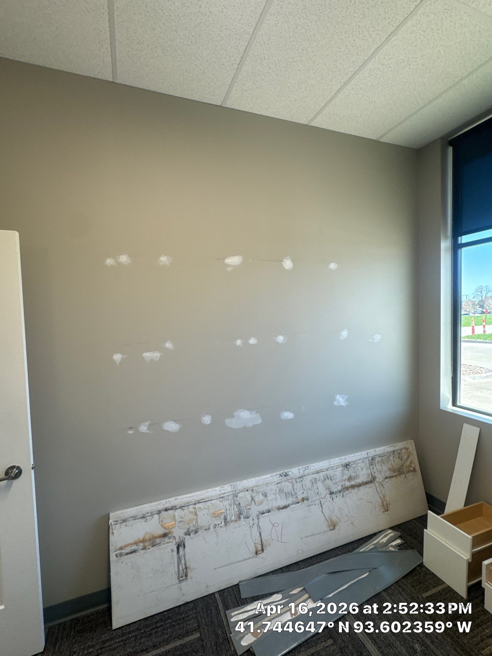 Commercial Interior Touchup after drywall work completed by Midwest Paint LLC