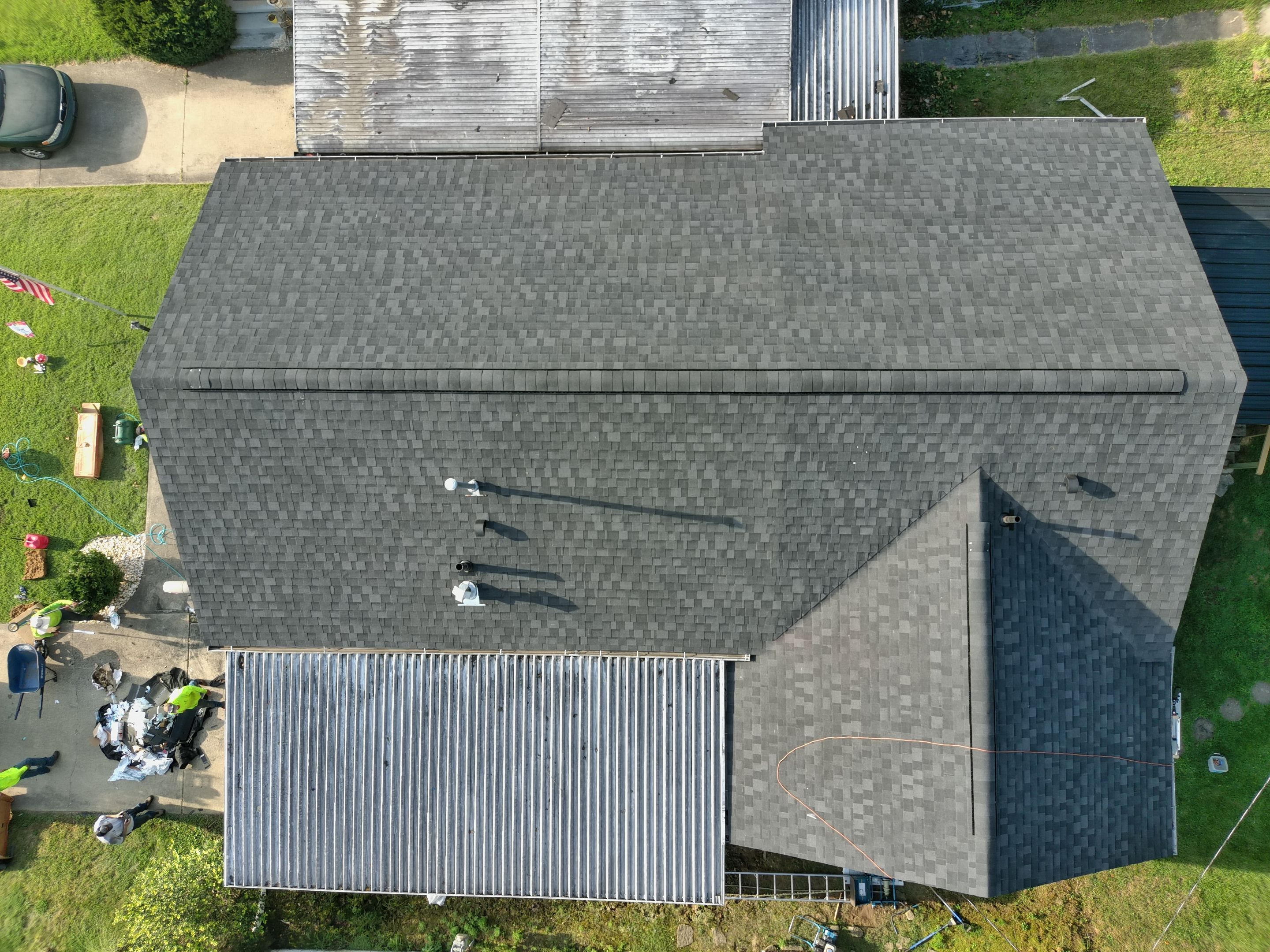 🖤 Sleek. Bold. Built to Last — Granite Black in Portsmouth! by Mr. Roofer