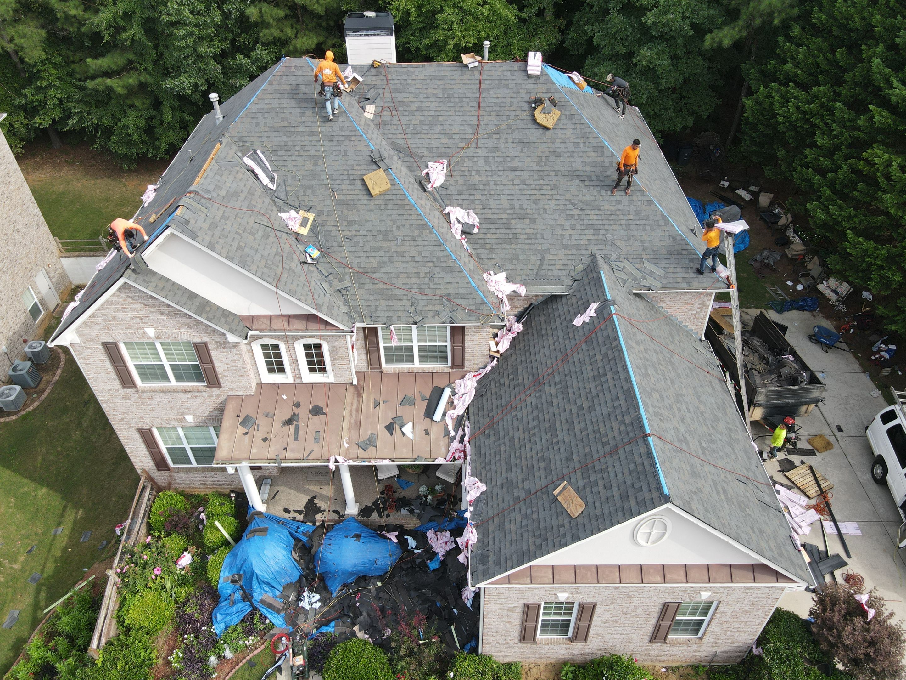 Residential Roofing Installation using Owens Corning by Inspector Roofing and Restoration