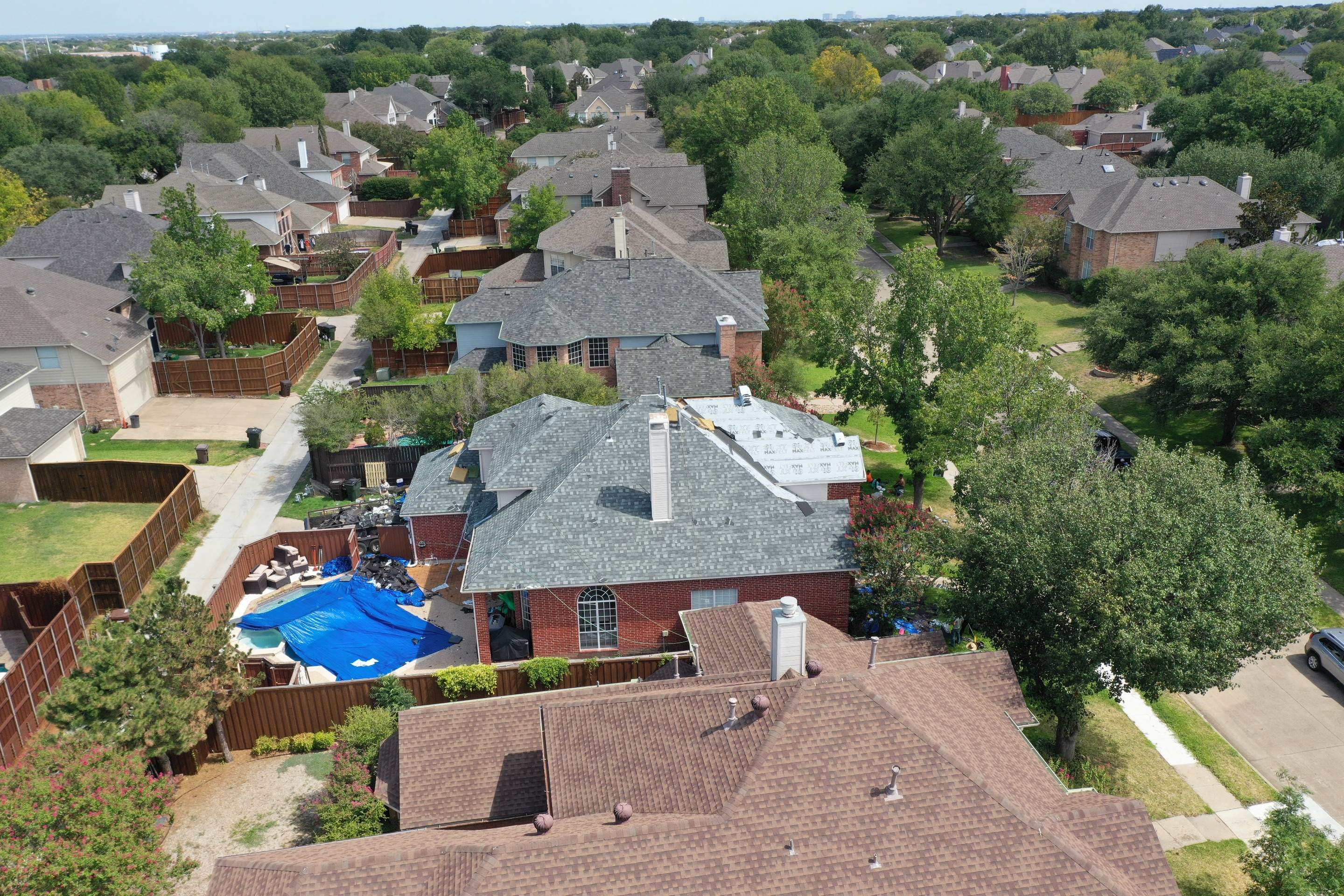 Residential Roofing Installation using IKO Dysnasty Class3 Summit Gray by Eminent Roofing & Auto Hail Repair
