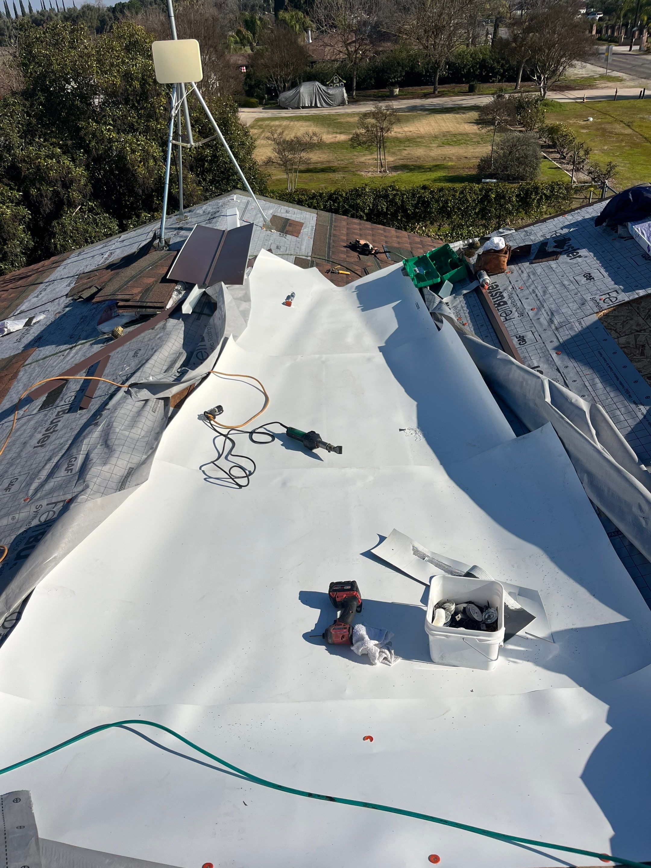 Roof Installation  by Grandmark Service Company