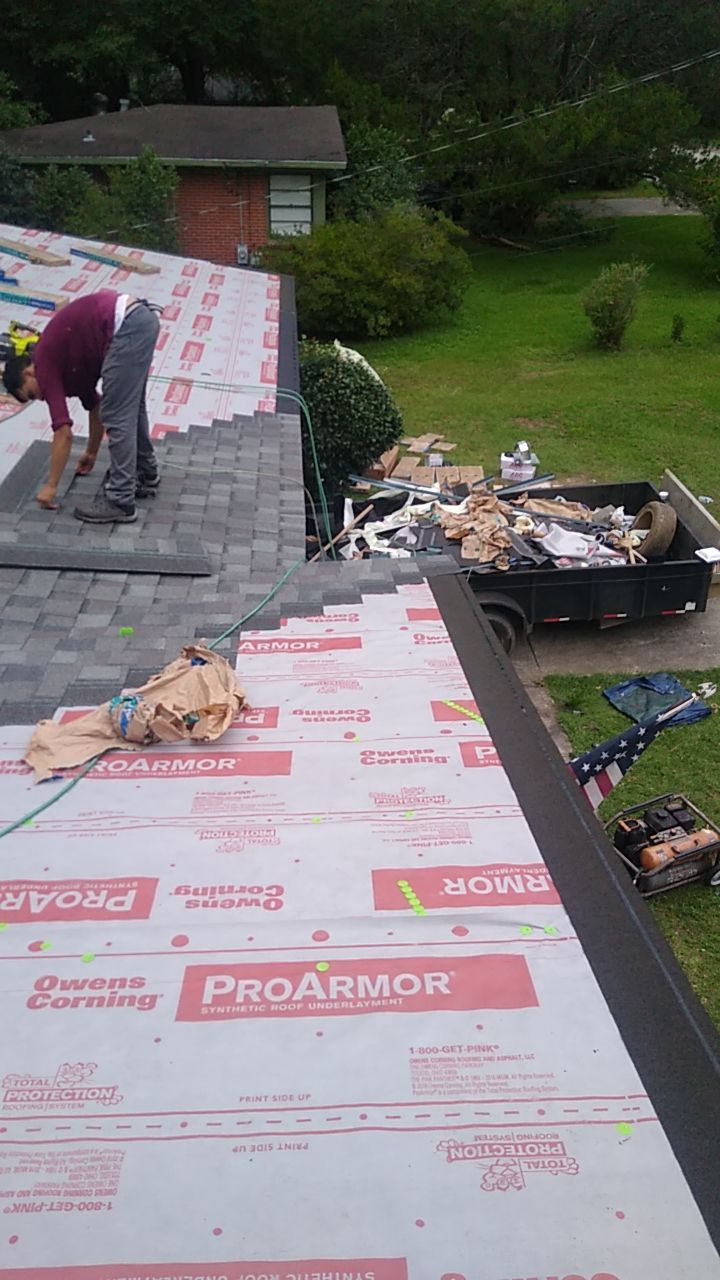 Residential Roofing Repair using Roof Replacement by American Roofing & Construction LLC