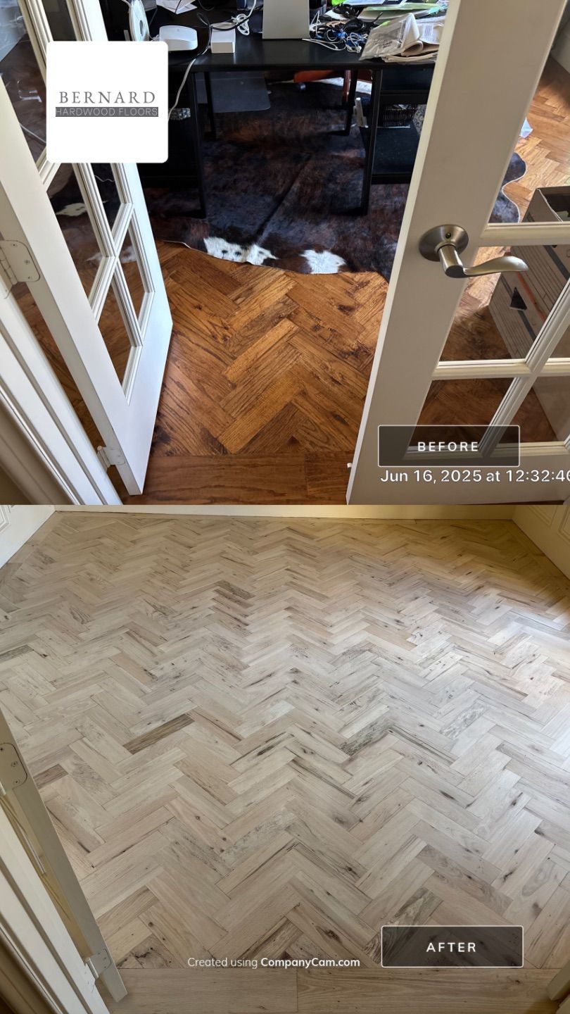 Bleached 5 inch Red Oak #2 by Bernard Hardwood Floors