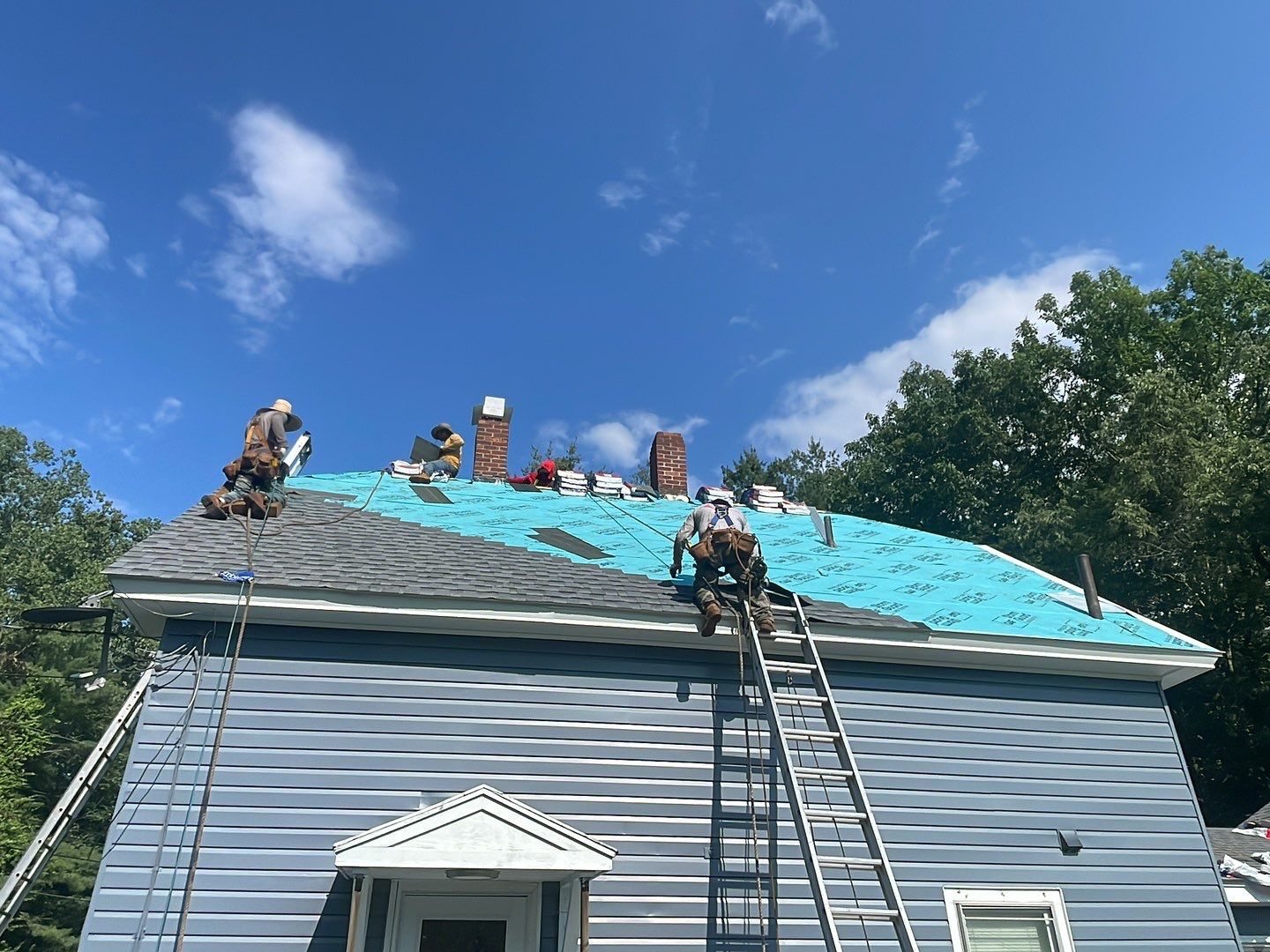 Residential Roofing Installation using GAF Timberline HDZ by Sensible Home Solutions