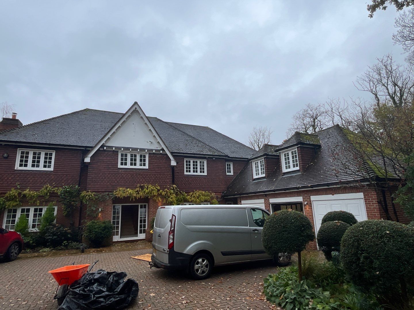 Roof Cleaning and Biocide Treatment using Honda 15lpm Low Pressure Washing Machine by Ges Exterior Cleaning ltd