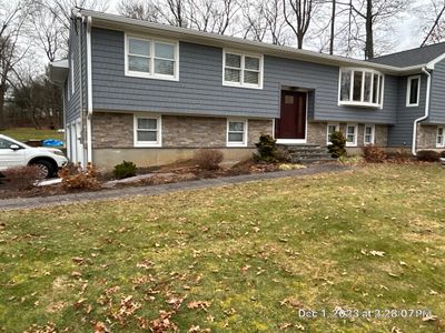 New Roofing, Siding front door
