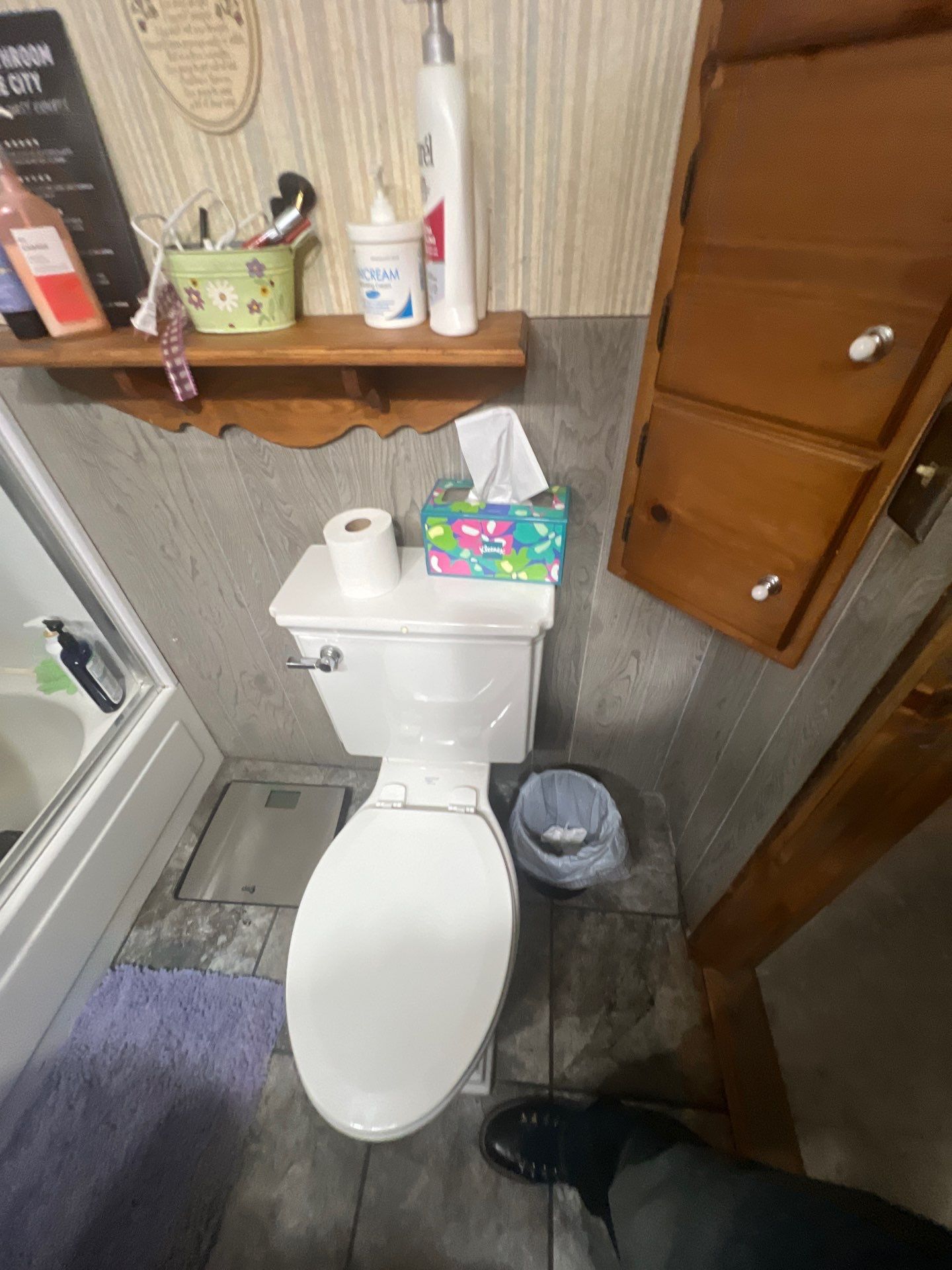 Small bathroom remodel with class! by The Shower Company