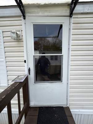 White Storm Door Installation & Entryway Upgrade – Bear, DE