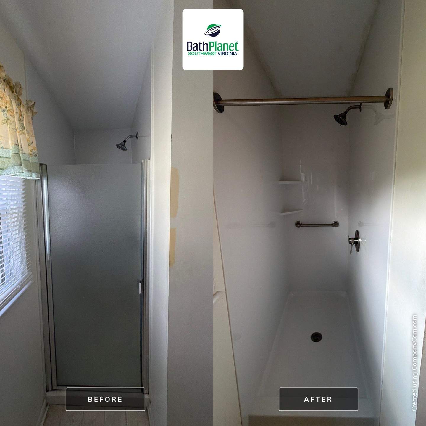 Shower Stall Upgrade by BathPlanet SW Virginia