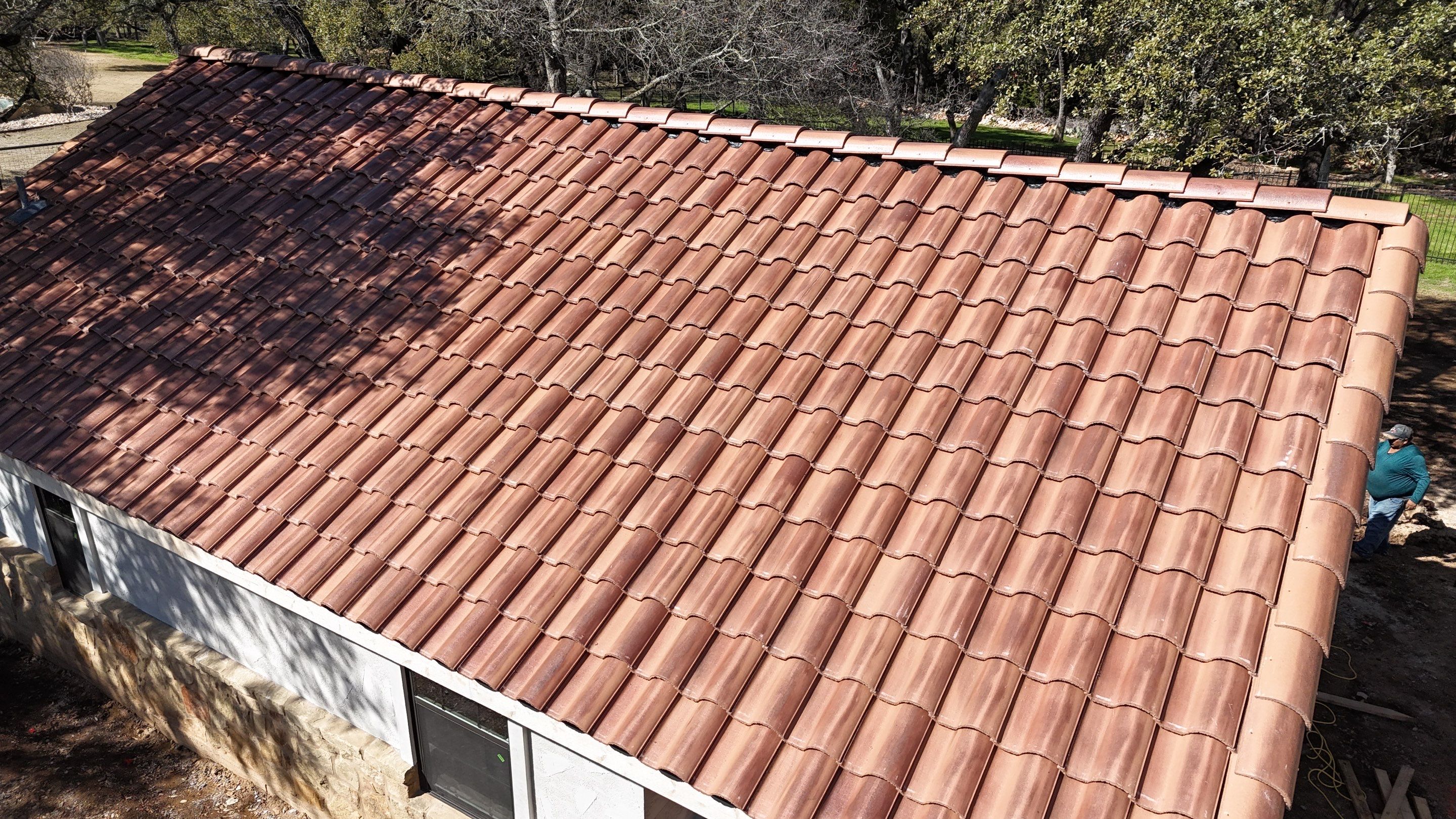Residential Roofing Installation using Claymex Tiles by Lightning Exteriors