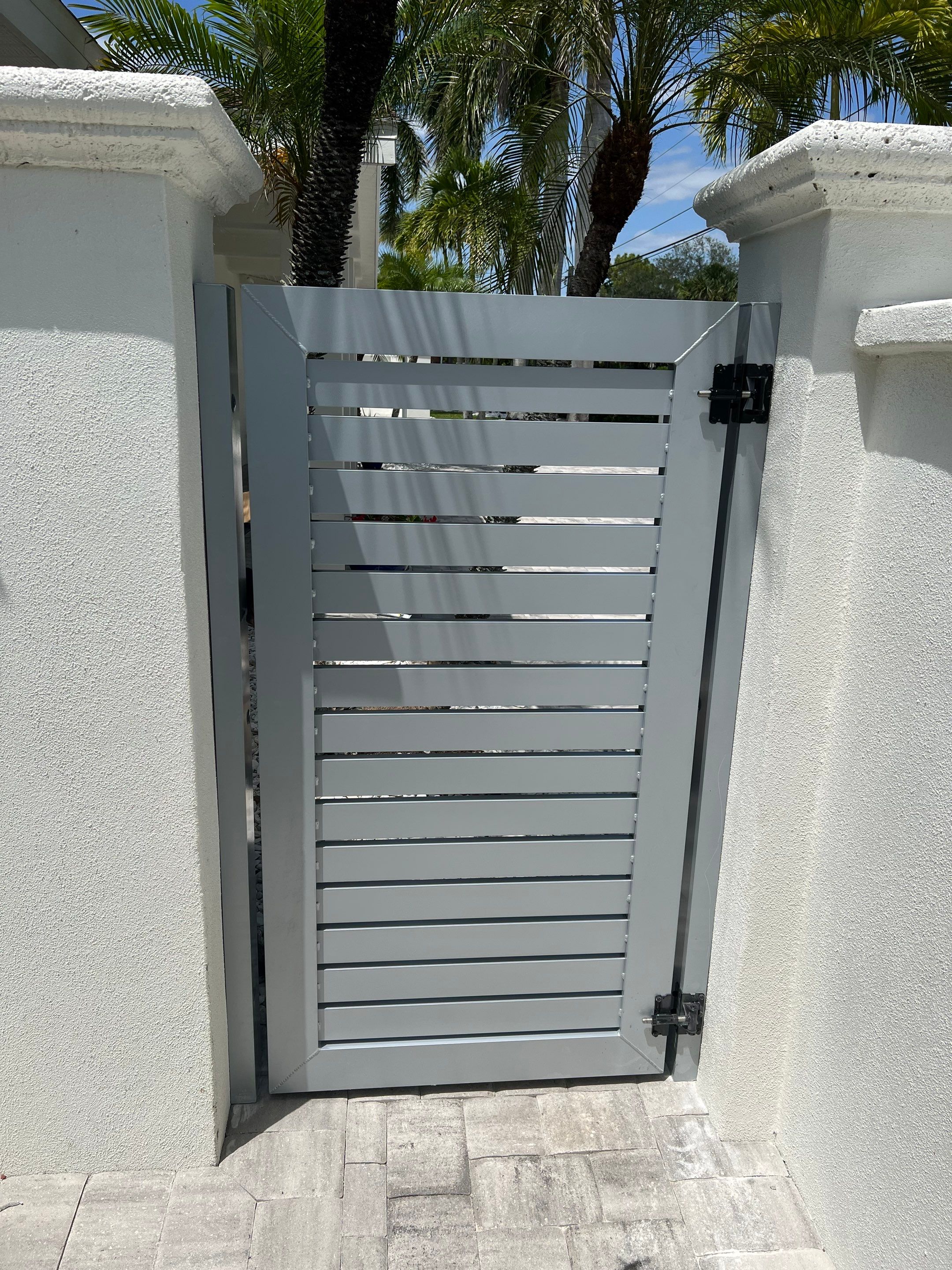 Sarasota, FL 6ft. Tall Custom Modern Aluminum Gates  by Asap fence and gates, LLC