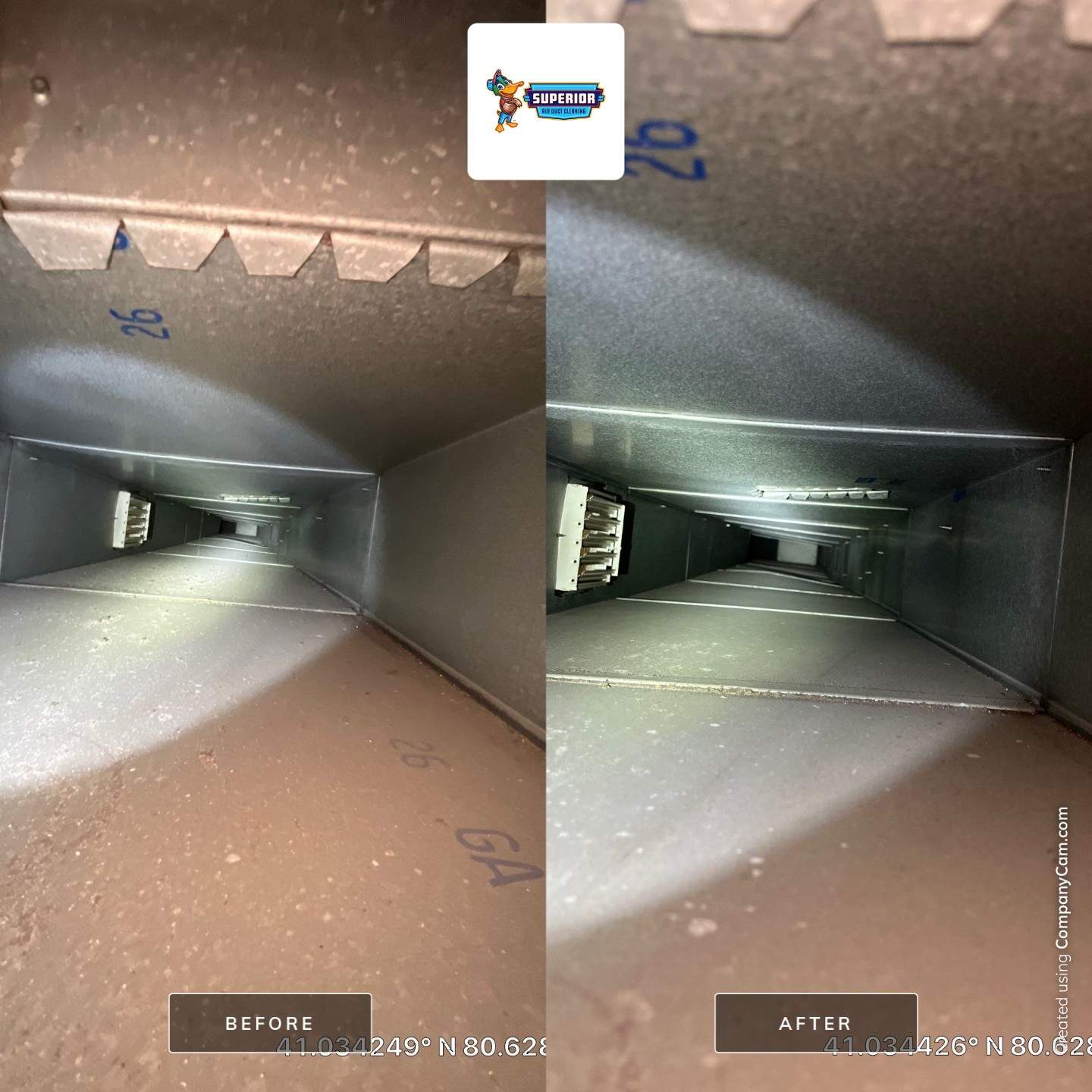 Air Duct Cleaning With a Vacuum Truck in Youngstown, OH by Superior Air Duct Cleaning