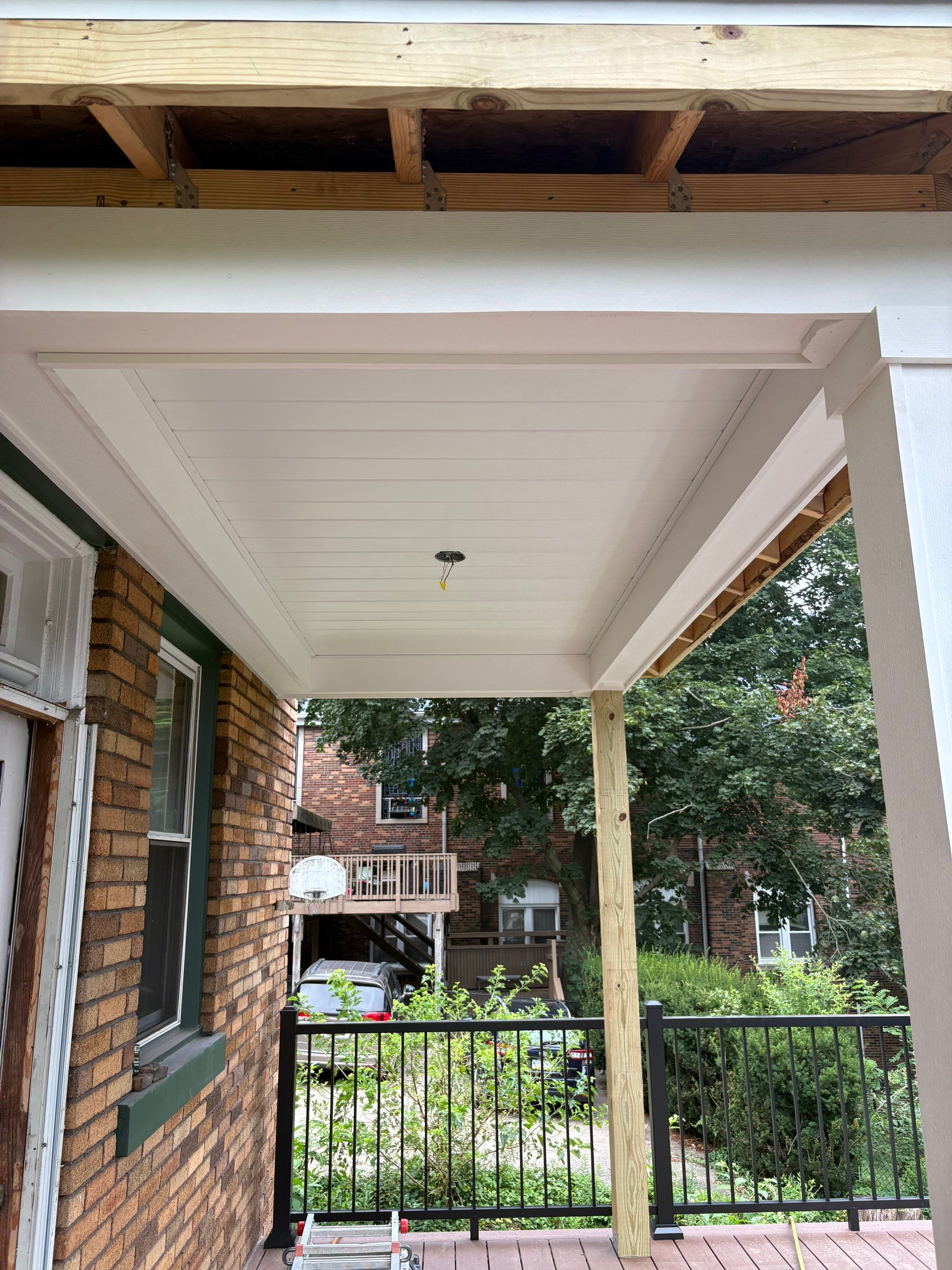 Deck and Roof build  by Cousins Roofing Siding & Decks