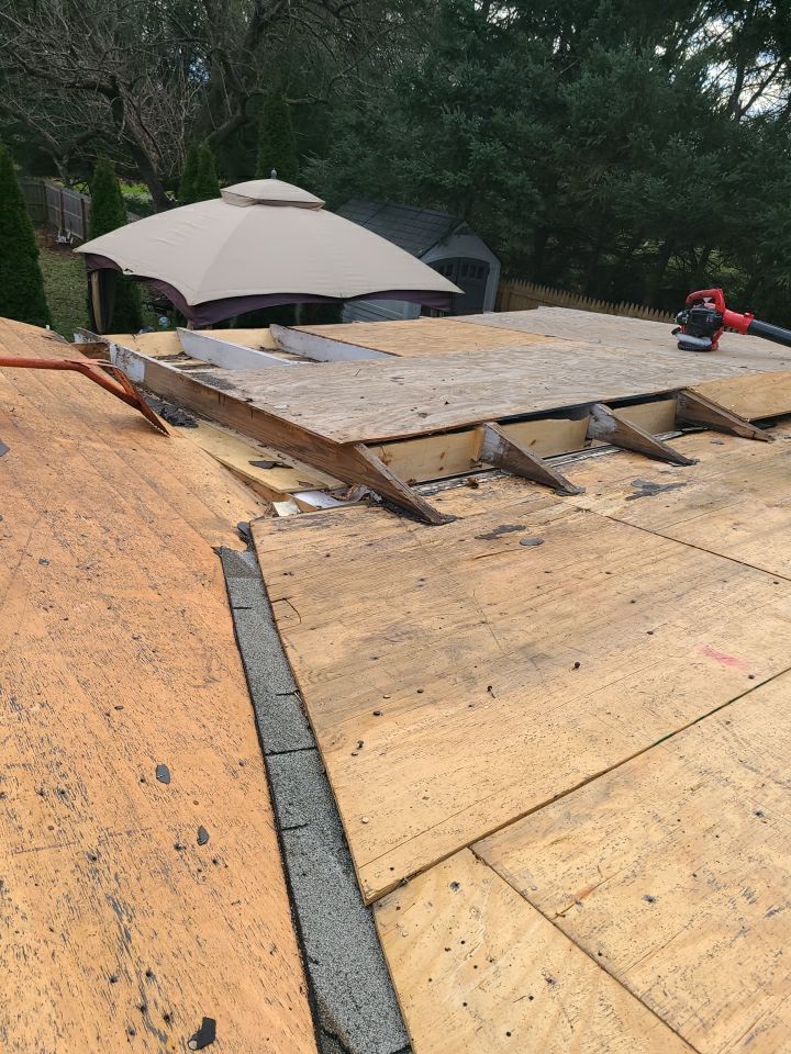 Residential Roofing Installation using Owens Corning TruDefinition Quarry Gray by A Plus Exterior