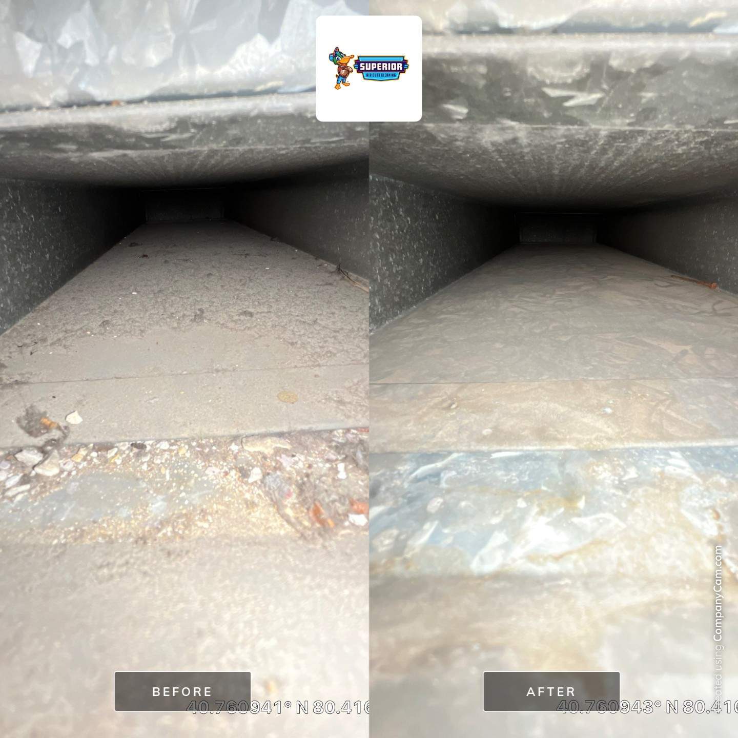 Air Duct Cleaning With a Vacuum Truck in Beaver Falls, PA by Superior Air Duct Cleaning