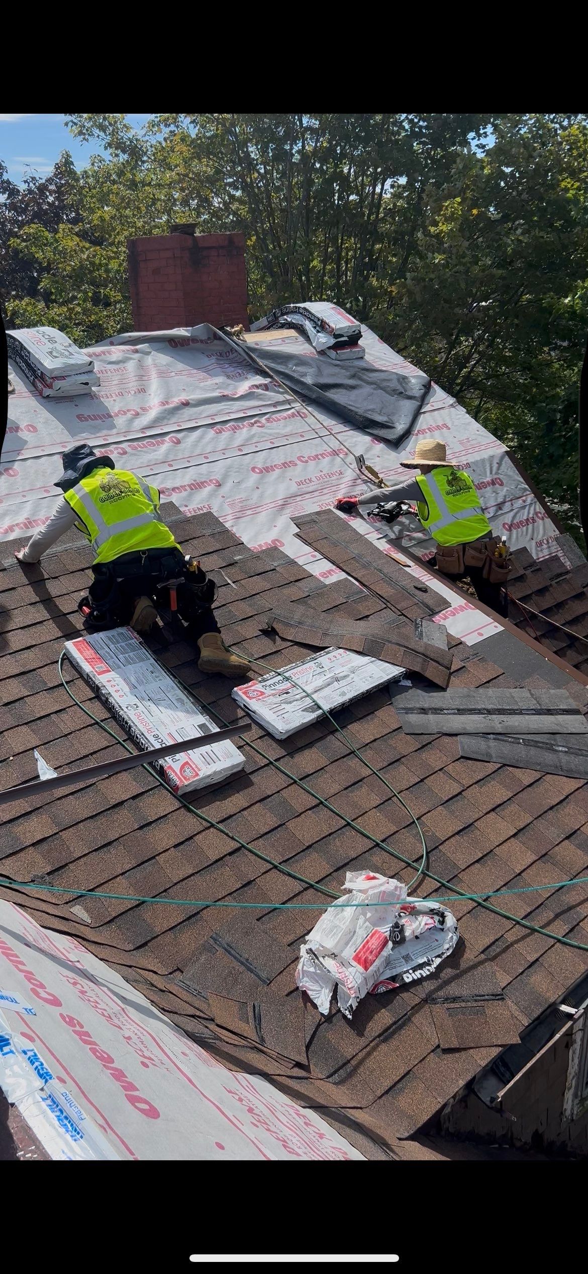 Owens Corning Duration: Brownwood in Norwich by Golden Shield Roofing