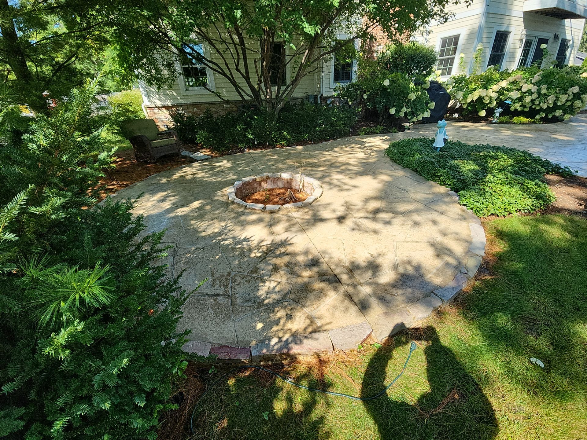 Stamped Concrete Surface Cleaning by Northern Power Washing LLC.