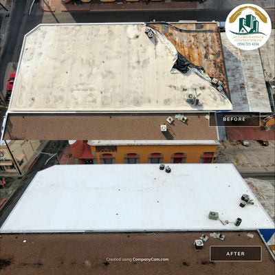 Commercial Roofing Installation using Thermoplastic Polyolefin - GAF 