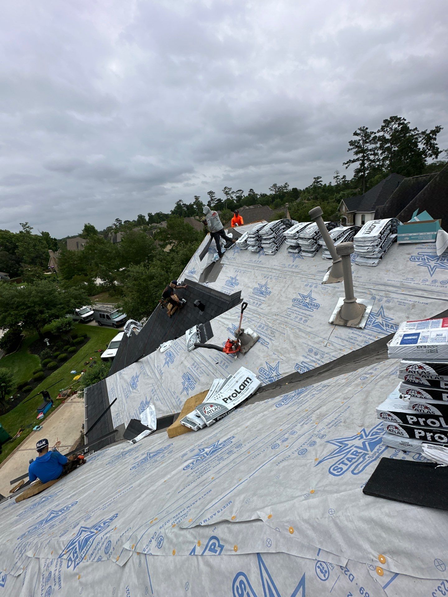 Project in Spring by Motion Roofing