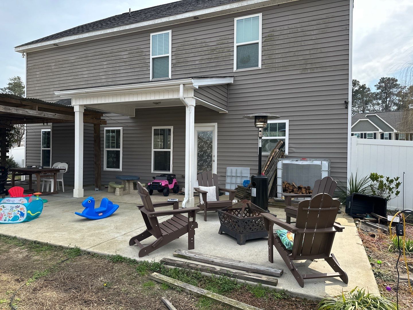 Build porch by American Roofing NC