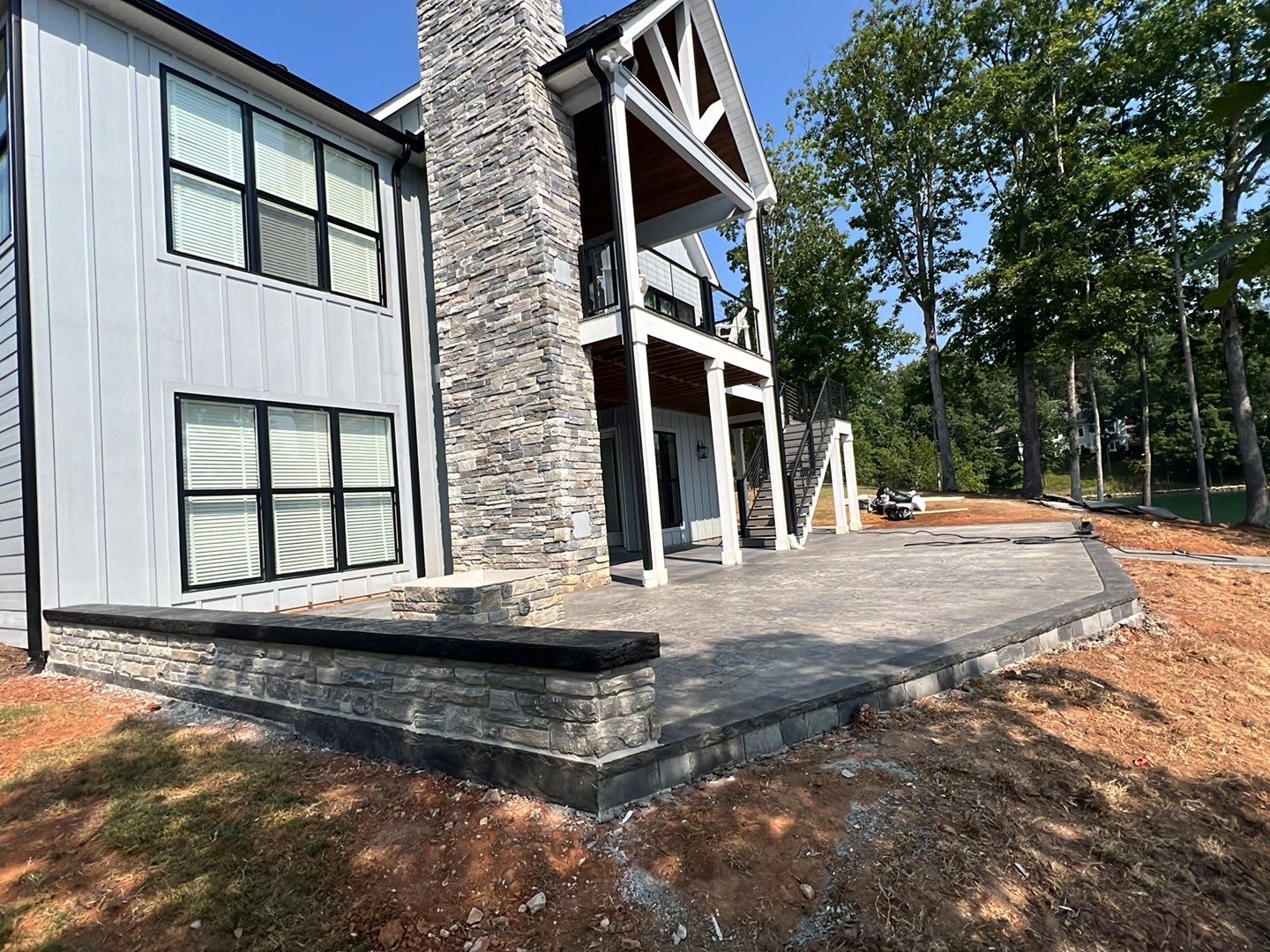 Stamped Concrete Patio by Xtreme Concrete Services